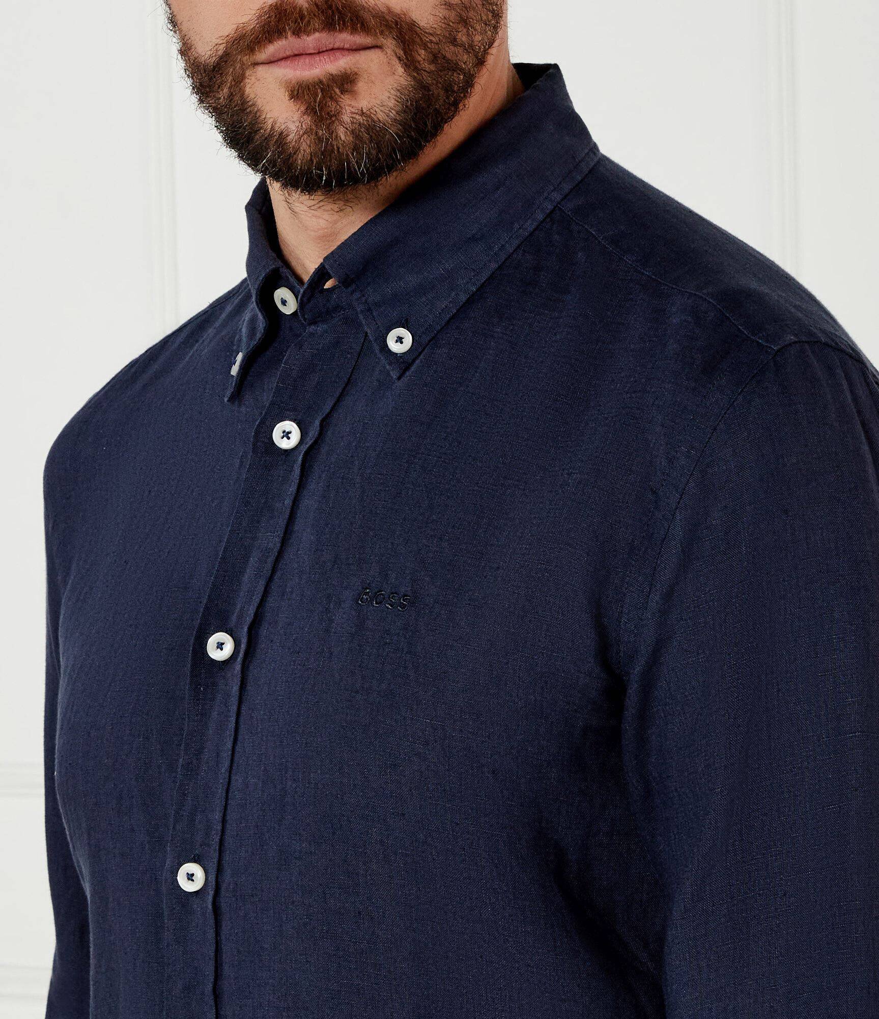 BOSS Black De in cămașă H-ROAN-BD-E-C1-243 | Slim Fit