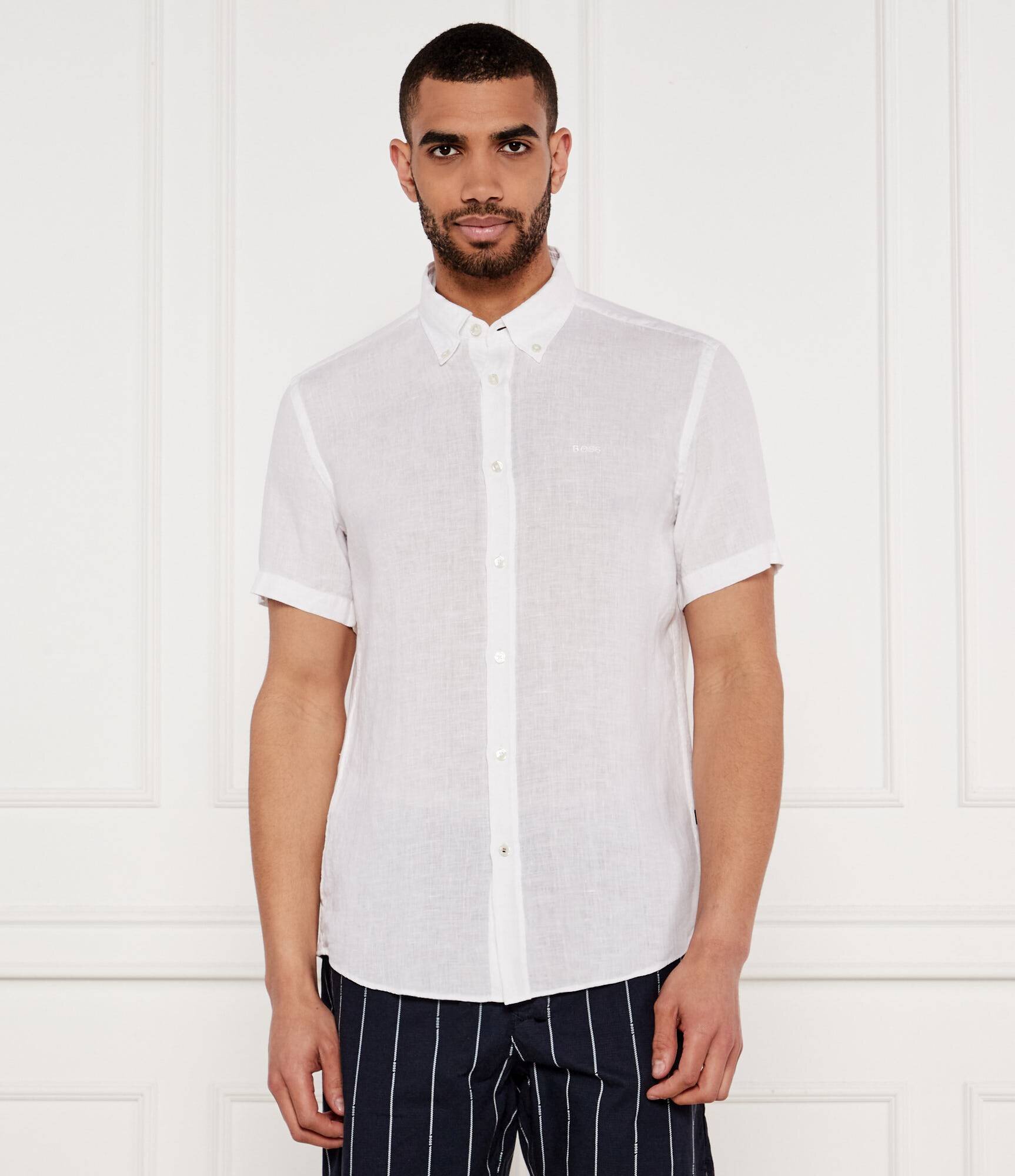 BOSS Black De in cămașă H-ROAN-BD-E-SH-C-252 | Slim Fit