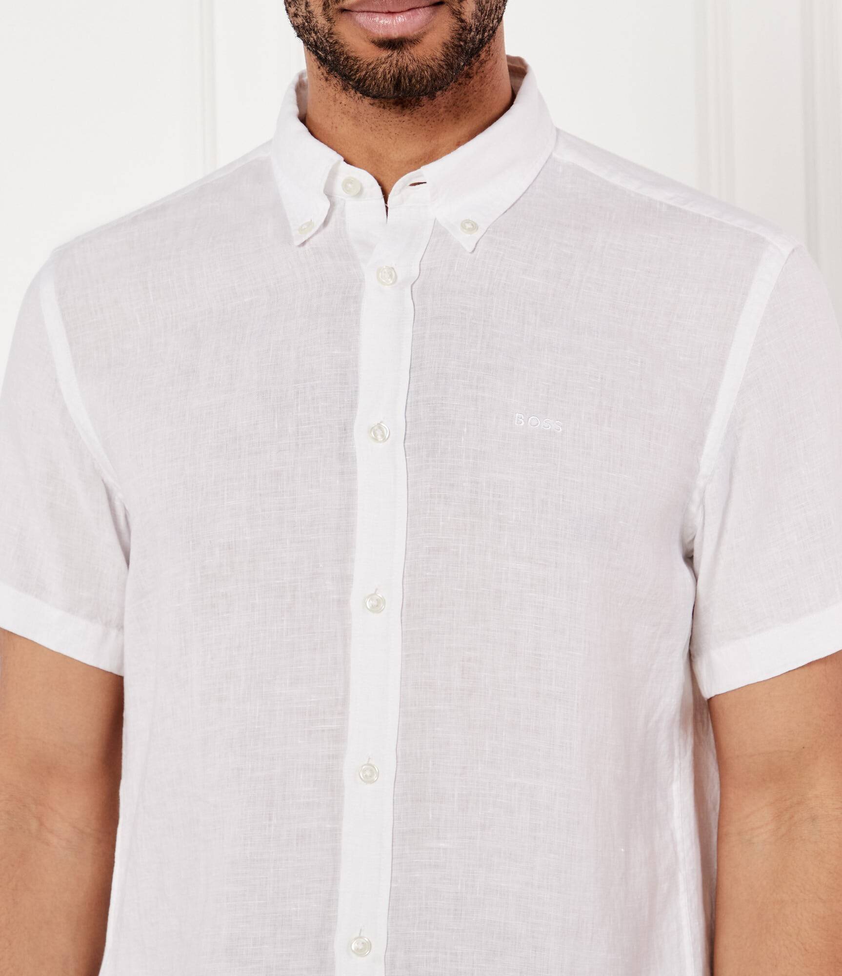 BOSS Black De in cămașă H-ROAN-BD-E-SH-C-252 | Slim Fit