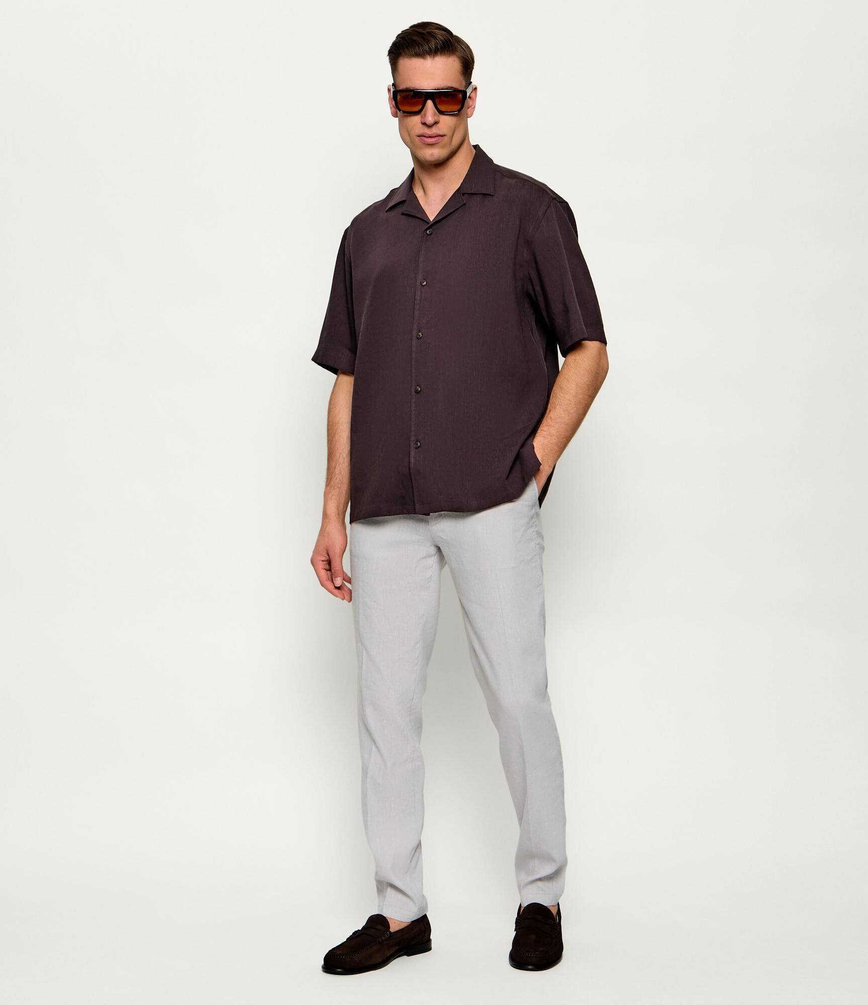 BOSS Black De in cămașă P-LARS-CAMP-262 | Relaxed fit | stretch
