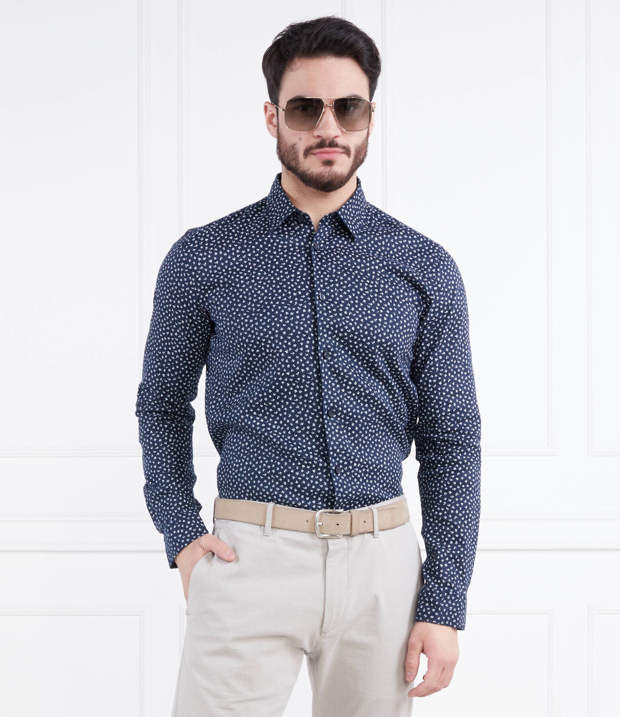 BOSS Black De in cămașă Roger_F | Slim Fit