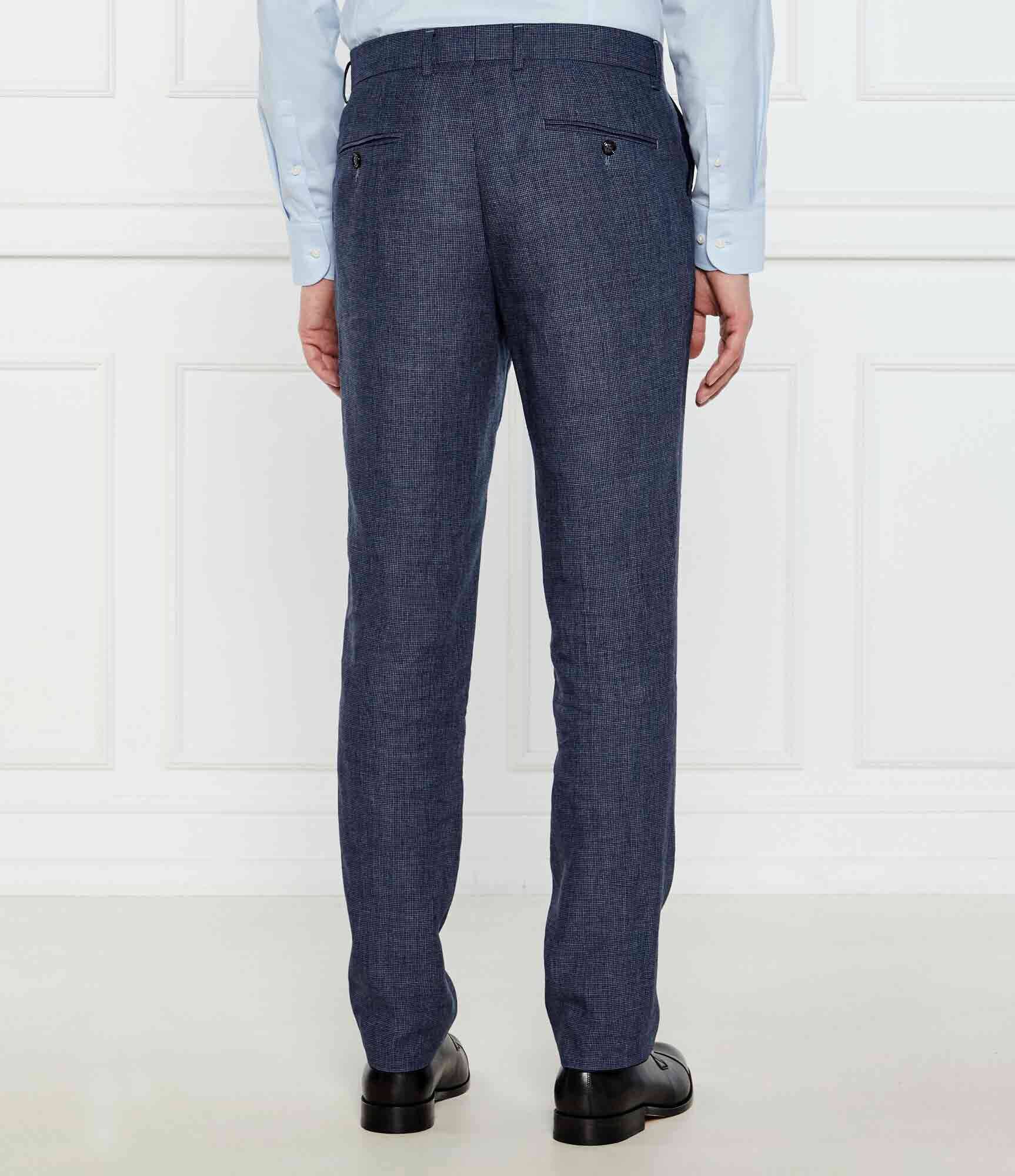 BOSS Black De in costum C-Huge-2Pcs-Peak-252 | Slim Fit cu adaos de lână