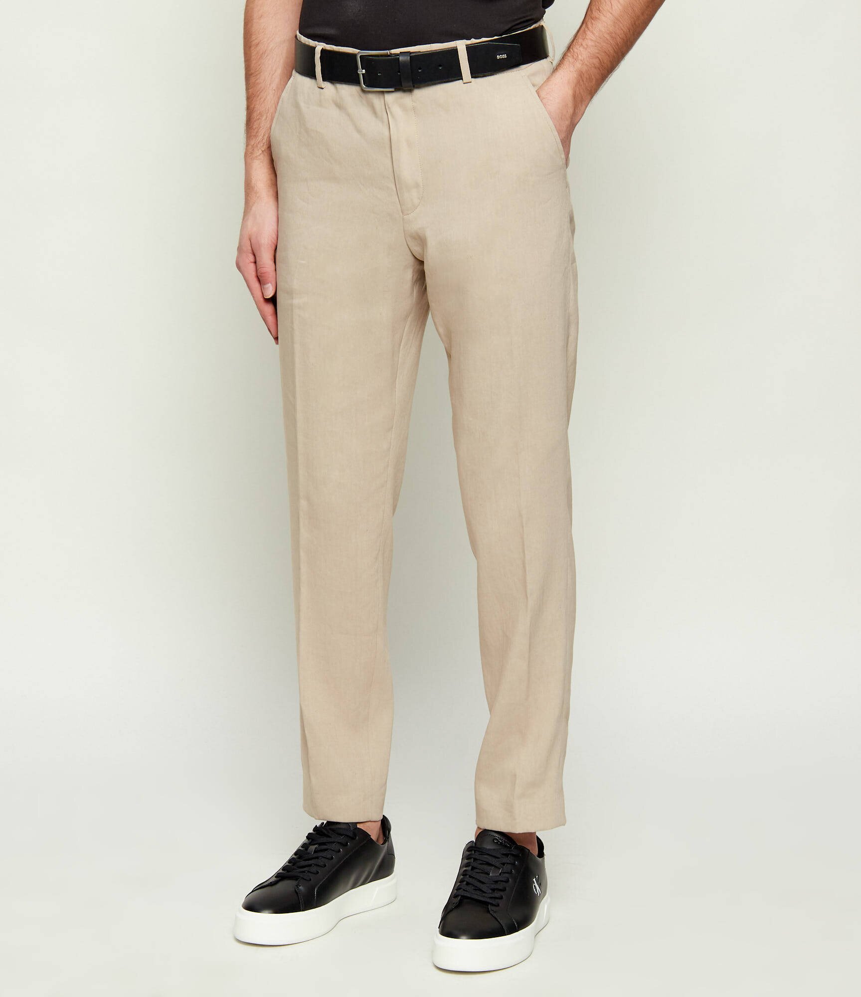 BOSS Black De in pantaloni P-Perin-RDS-WG-262 | Tapered fit