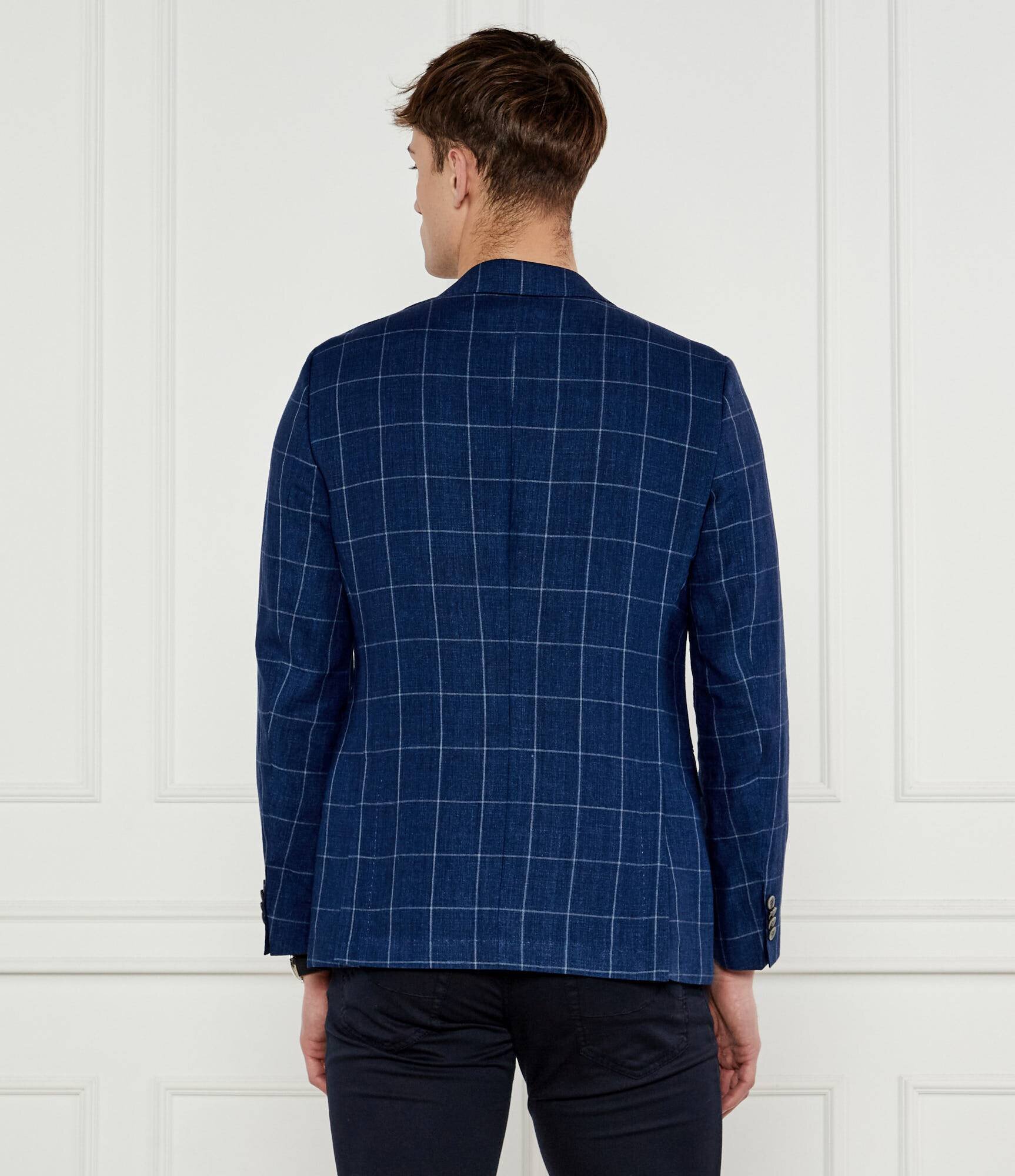BOSS Black De in sacou H-Hutson-233 | Slim Fit cu adaos de lână
