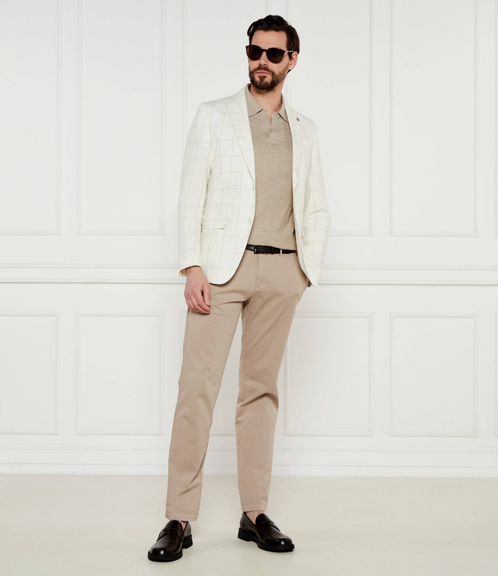 BOSS Black De in sacou H-Hutson-233 | Slim Fit cu adaos de lână