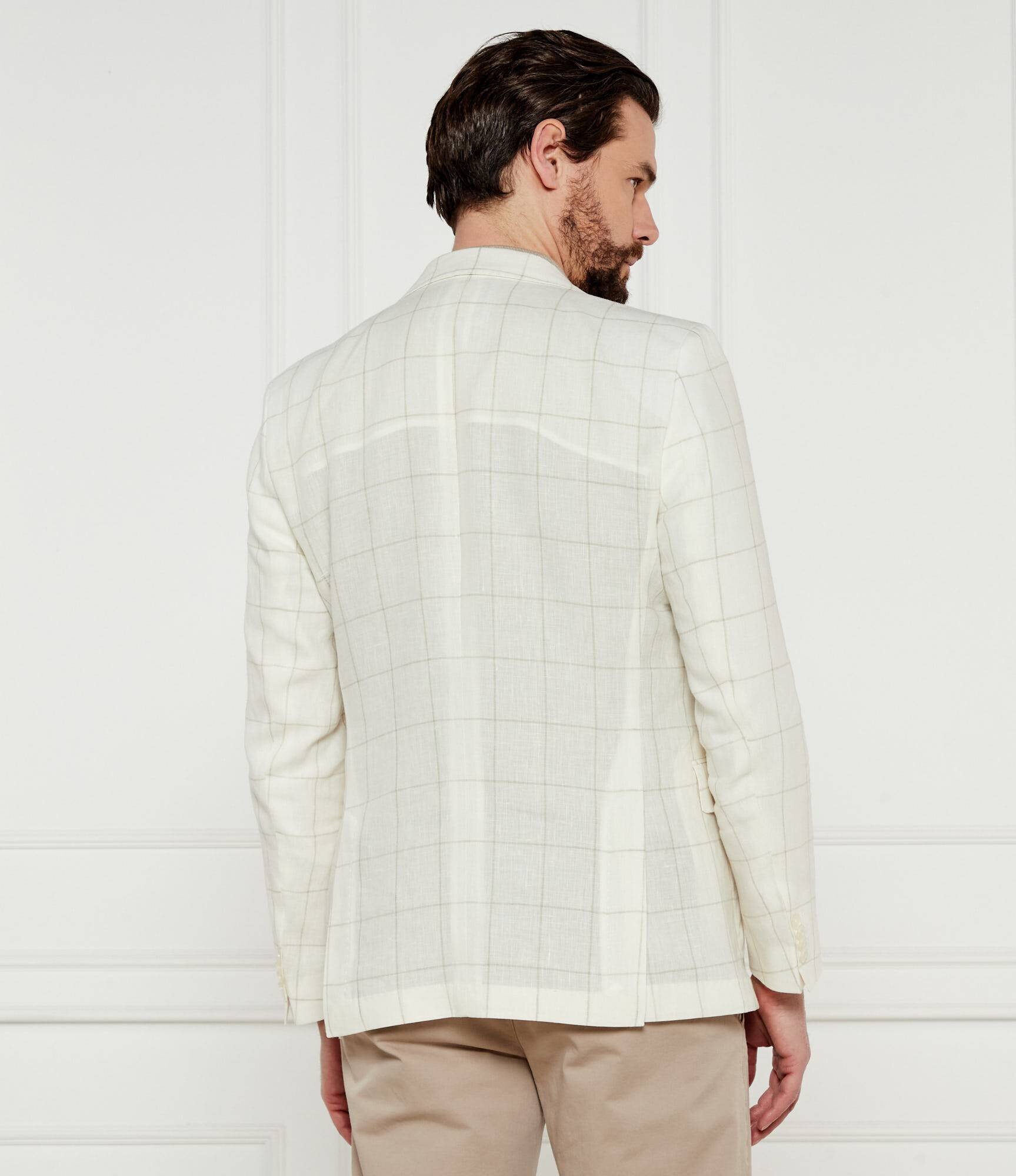BOSS Black De in sacou H-Hutson-233 | Slim Fit cu adaos de lână