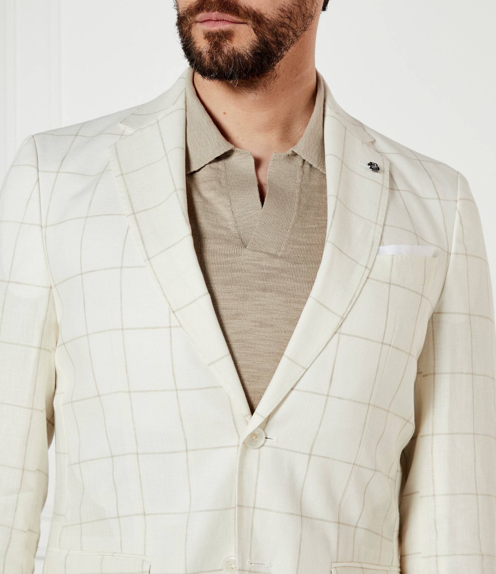 BOSS Black De in sacou H-Hutson-233 | Slim Fit cu adaos de lână