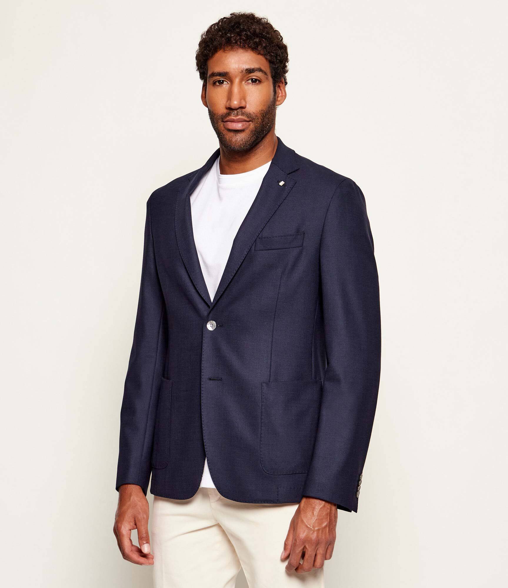 BOSS Black De lână C-Hanry-224 | Slim Fit