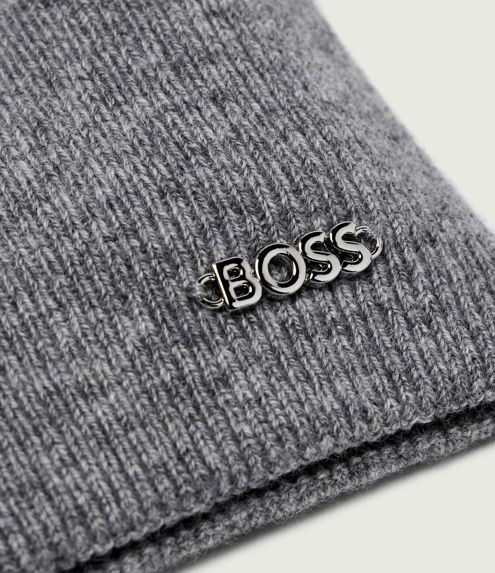 BOSS Black De lână căciulă Lari cu adaos de cașmir