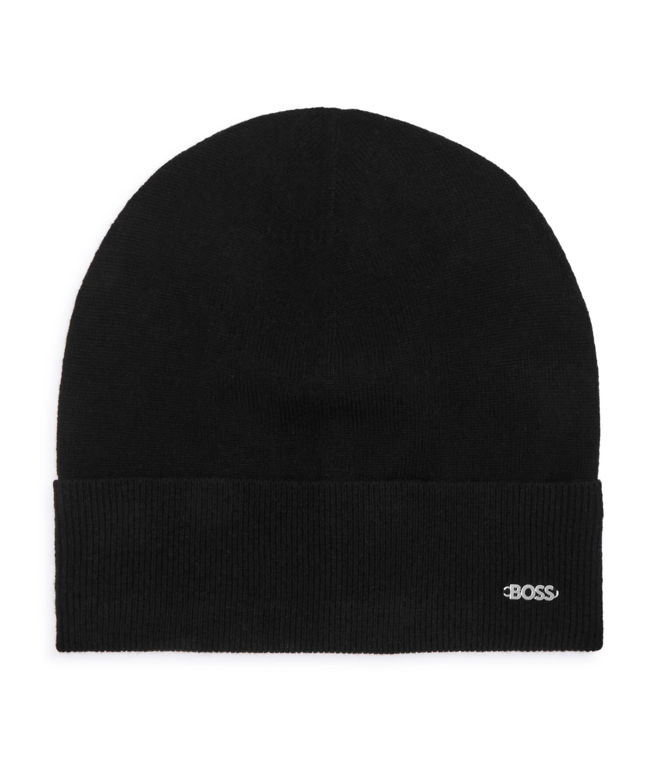 BOSS Black De lână căciulă Lari cu adaos de cașmir