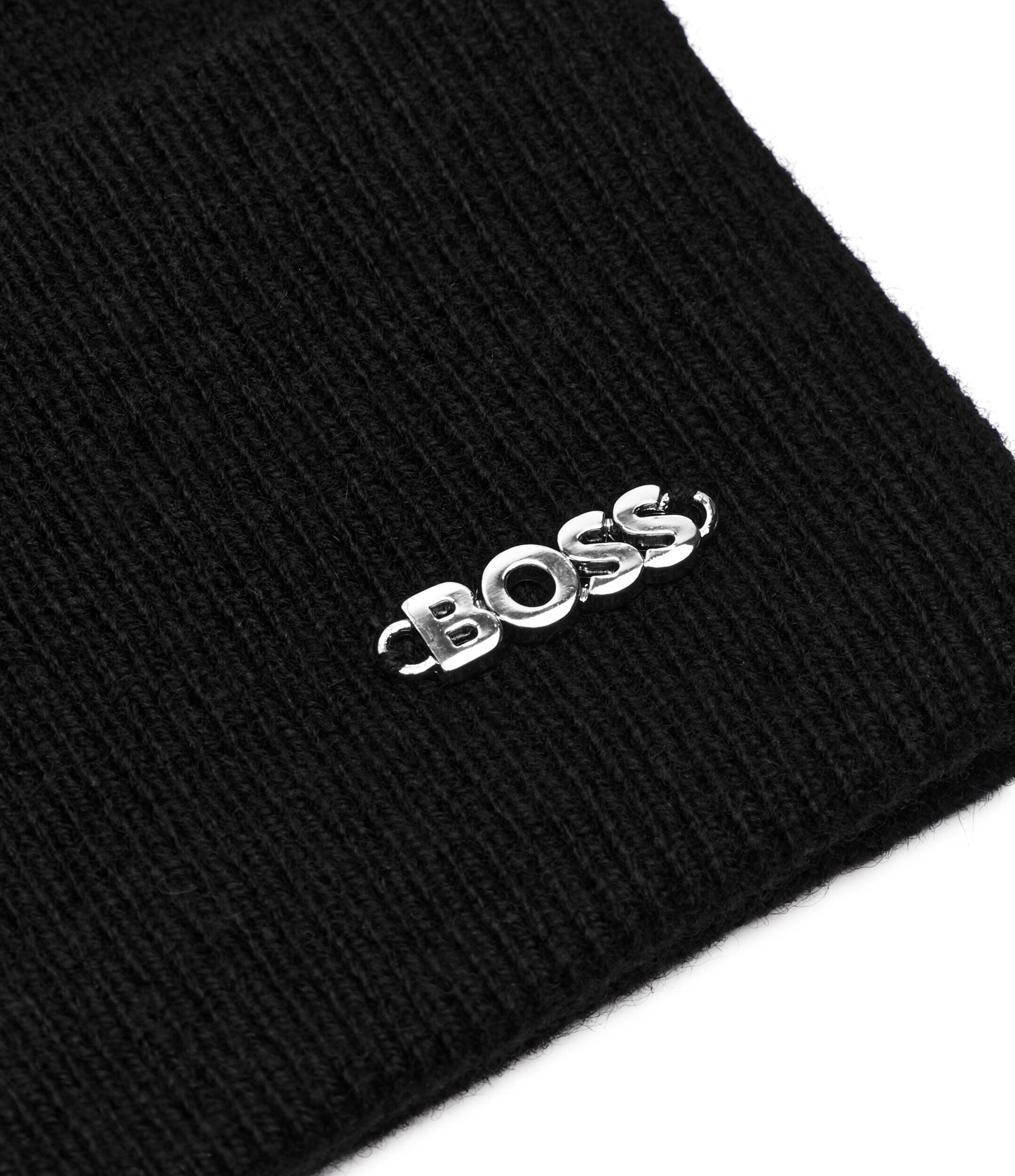 BOSS Black De lână căciulă Lari cu adaos de cașmir
