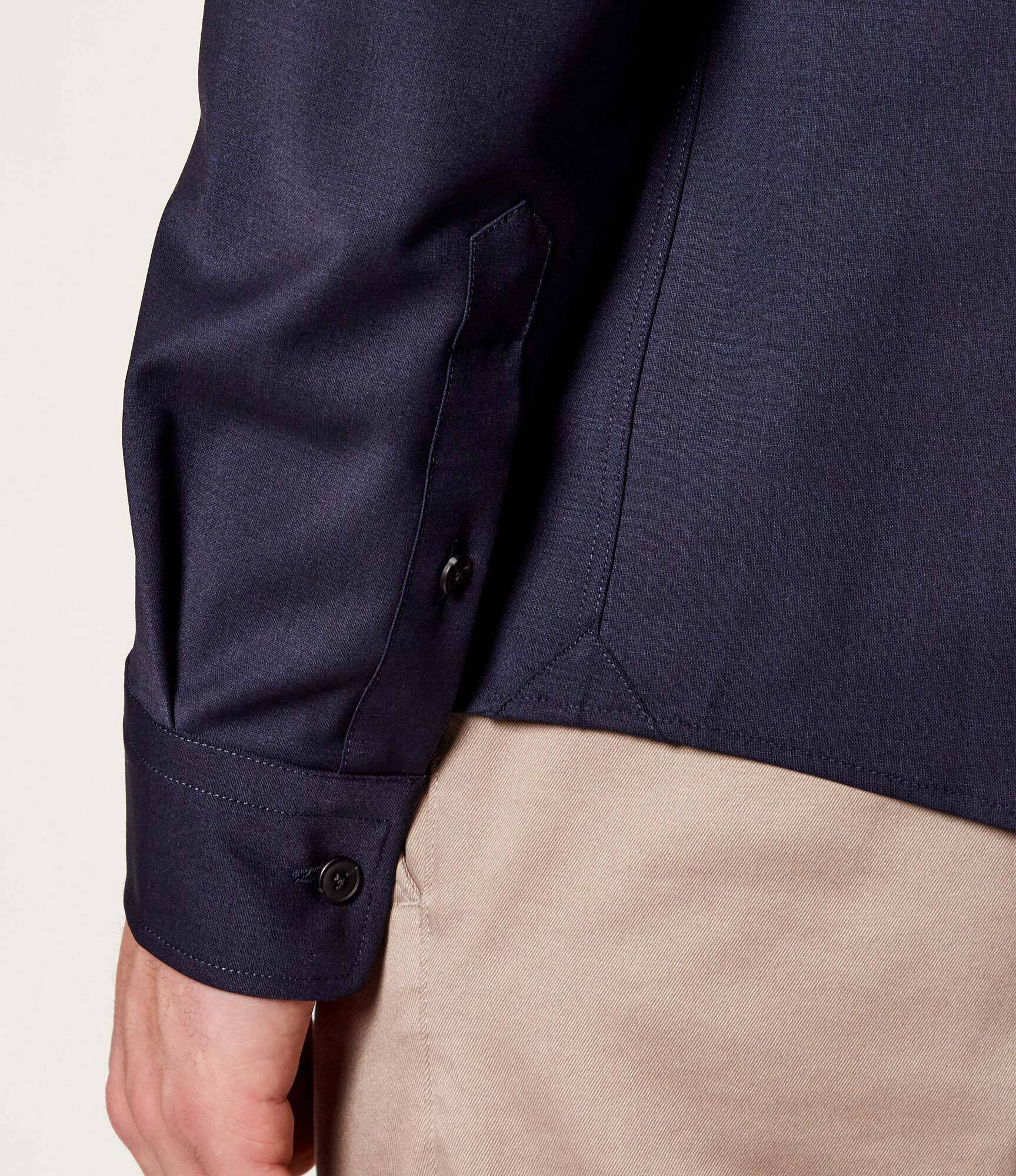 BOSS Black De lână cămașă P-LIAM-K-F-261 | regular fit