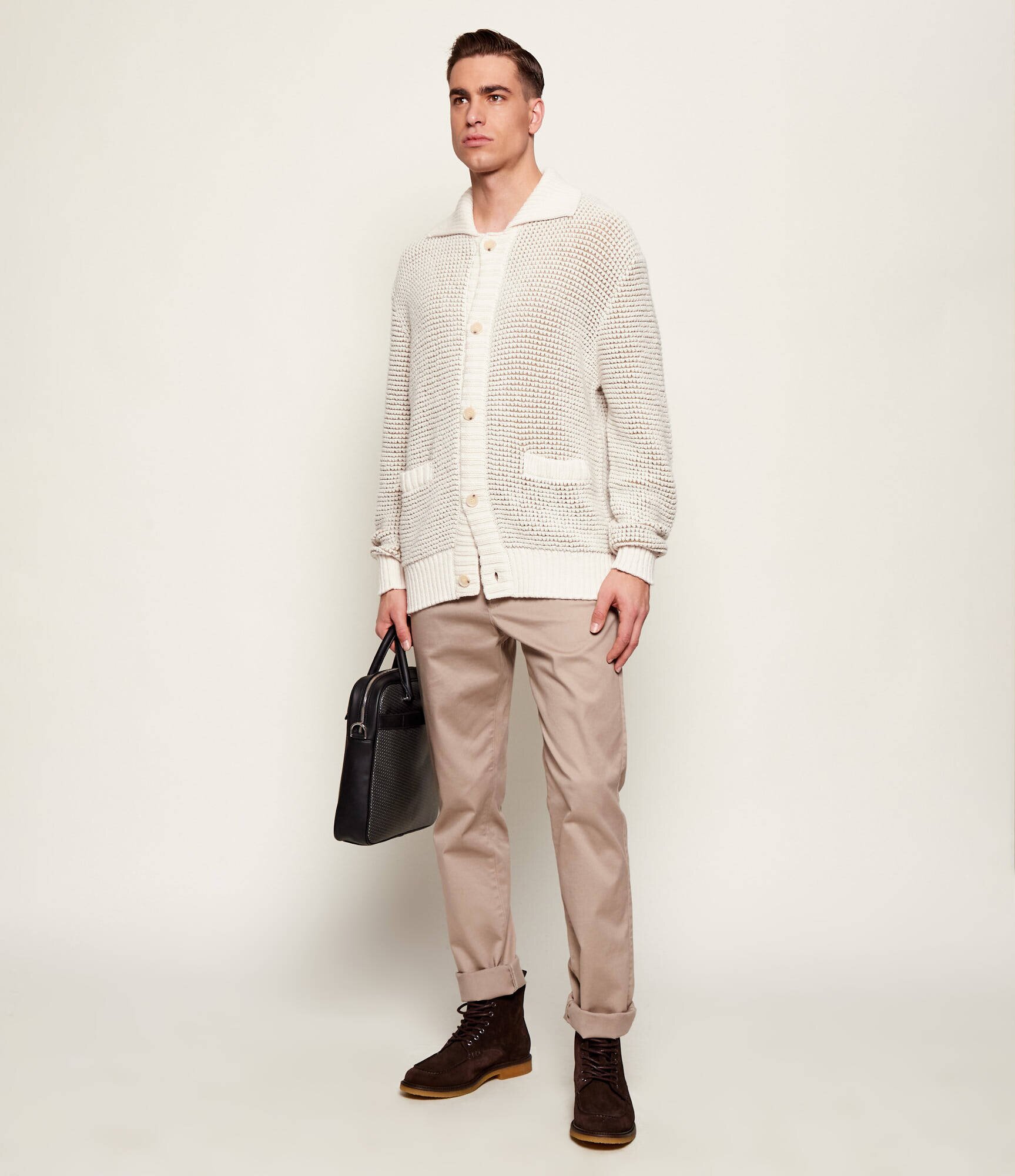 BOSS Black De lână cardigan H-Ulivi | regular fit