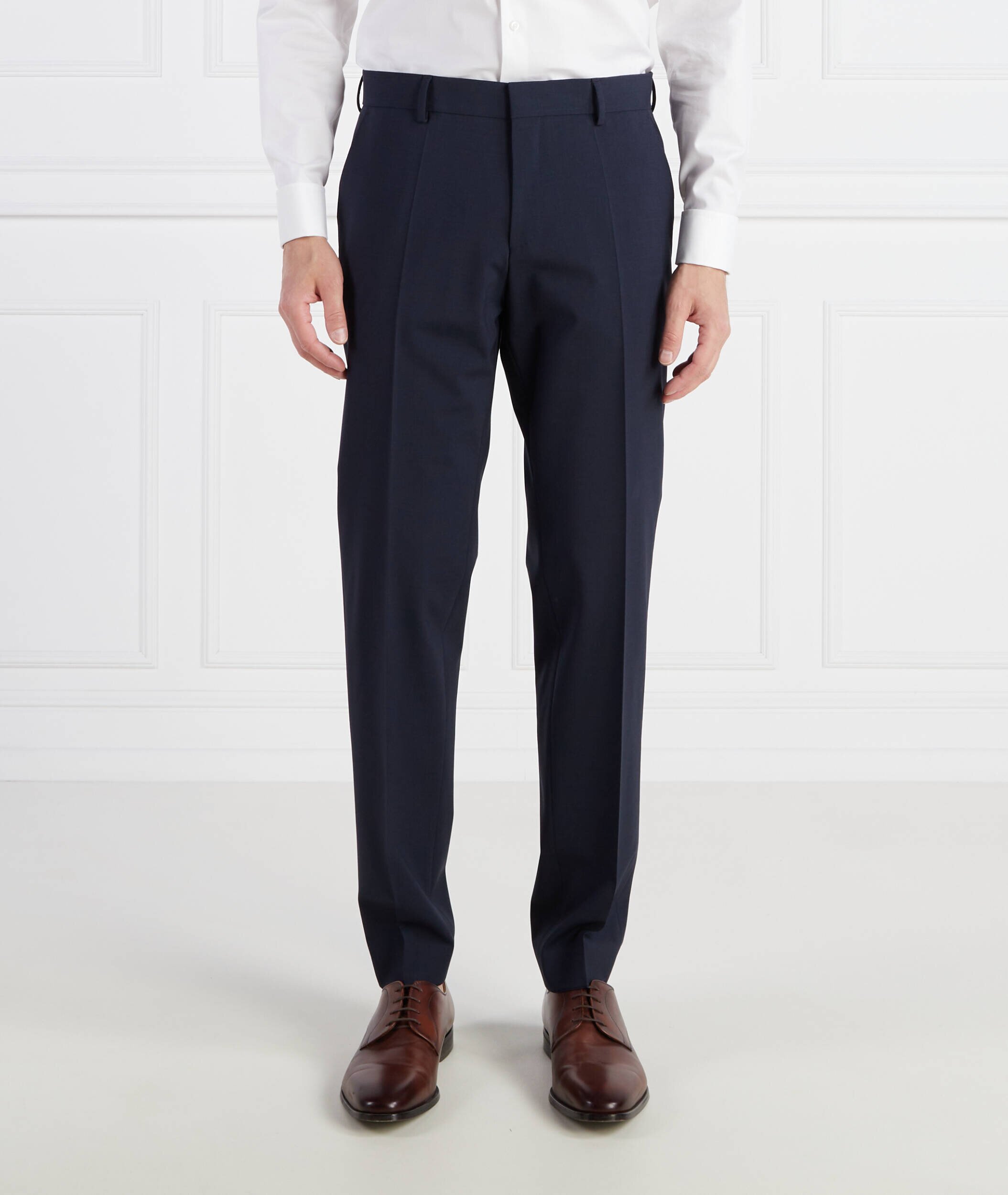 BOSS Black De lână costum H-Huge-2Pcs-224 | Slim Fit