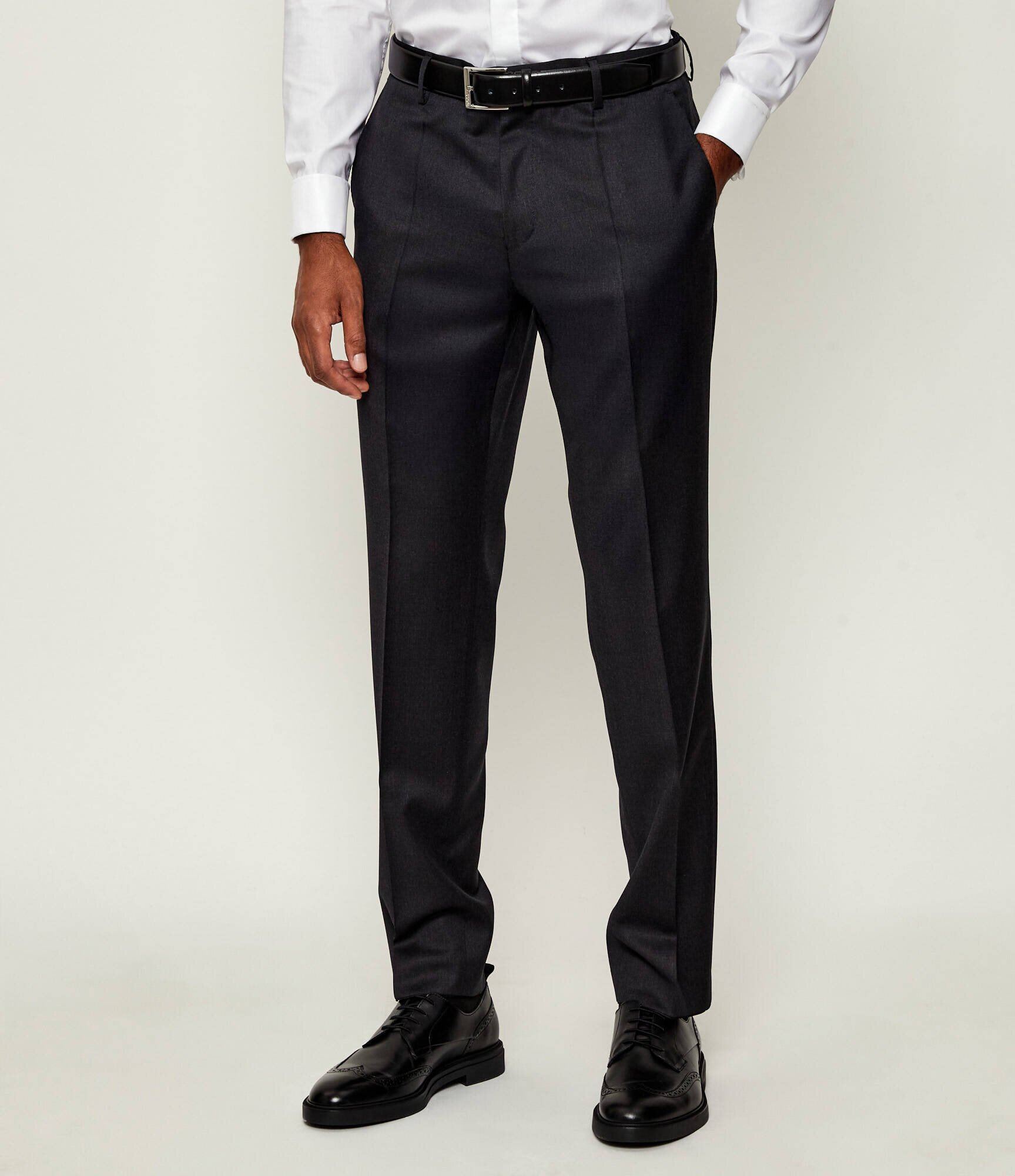 BOSS Black De lână costum H-Huge-2Pcs-224 | Slim Fit
