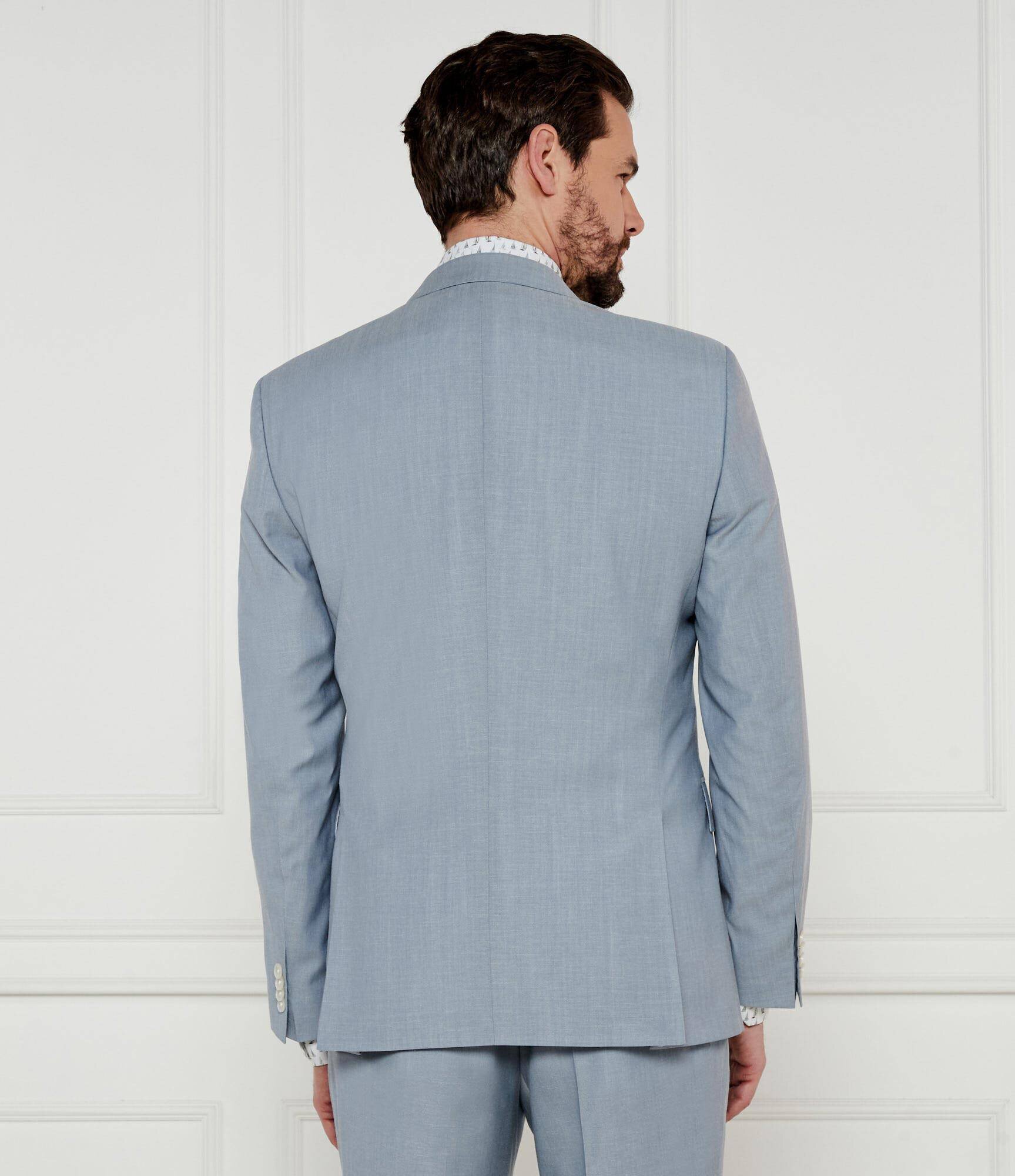 BOSS Black De lână costum H-Huge-2Pcs-224 | Slim Fit