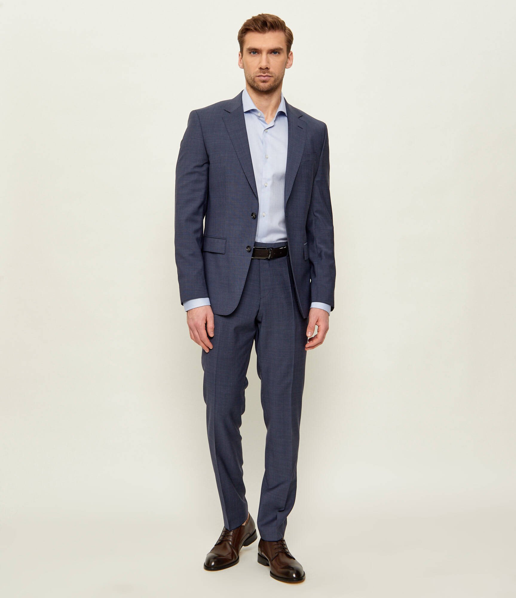BOSS Black De lână costum H-Huge-2Pcs-253 | Slim Fit