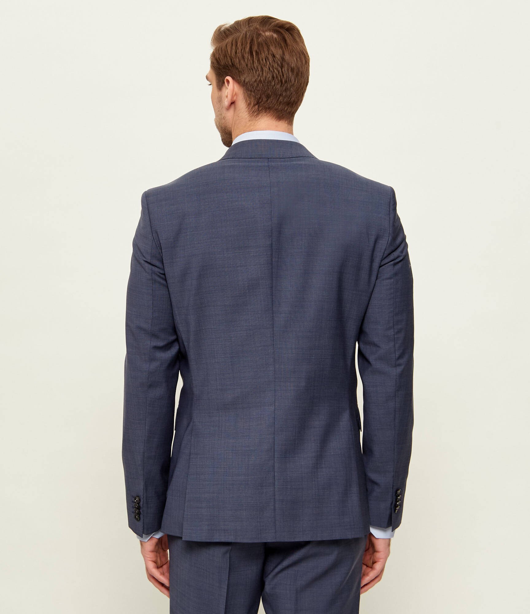 BOSS Black De lână costum H-Huge-2Pcs-253 | Slim Fit