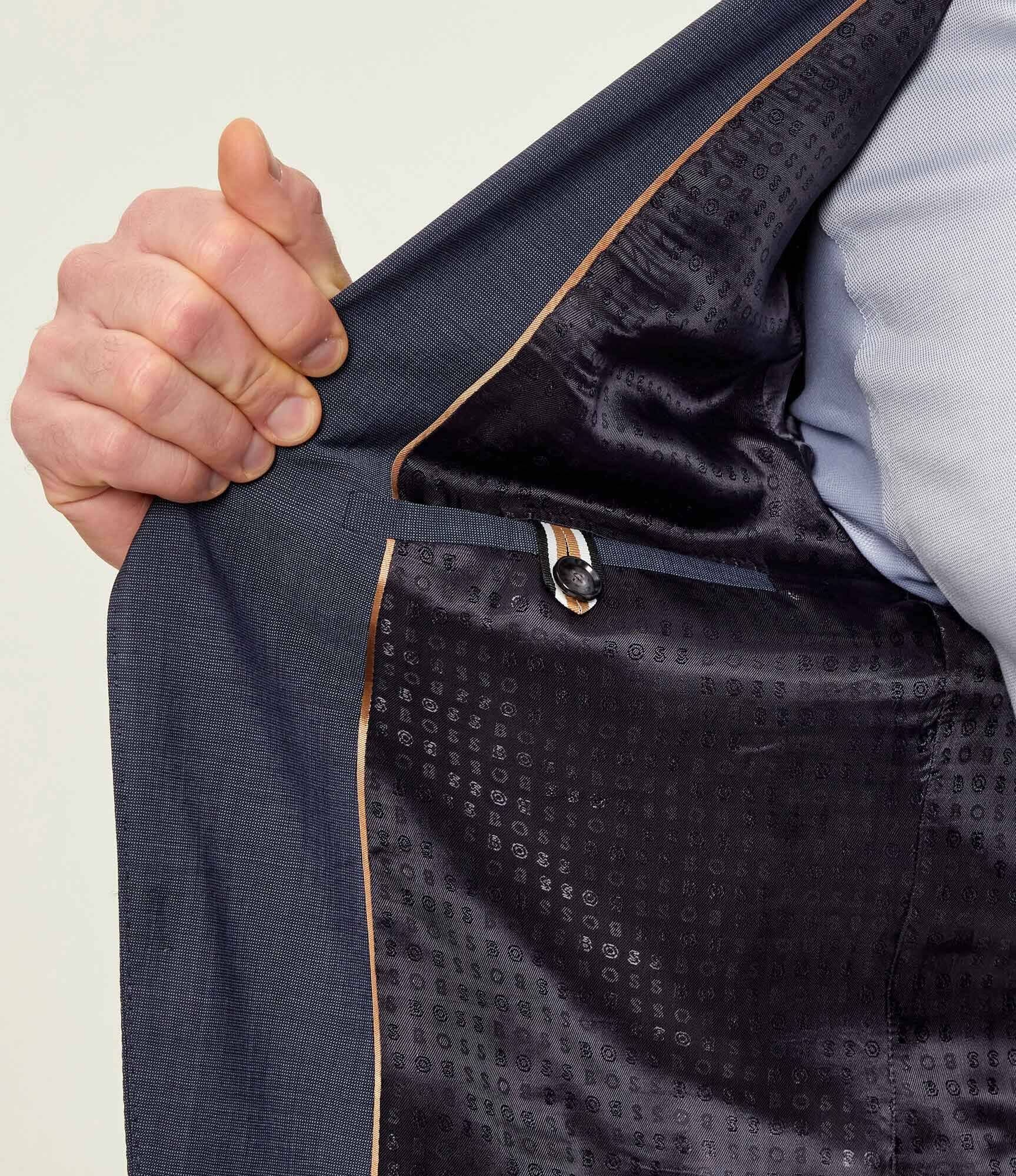 BOSS Black De lână costum H-Huge-2Pcs-253 | Slim Fit