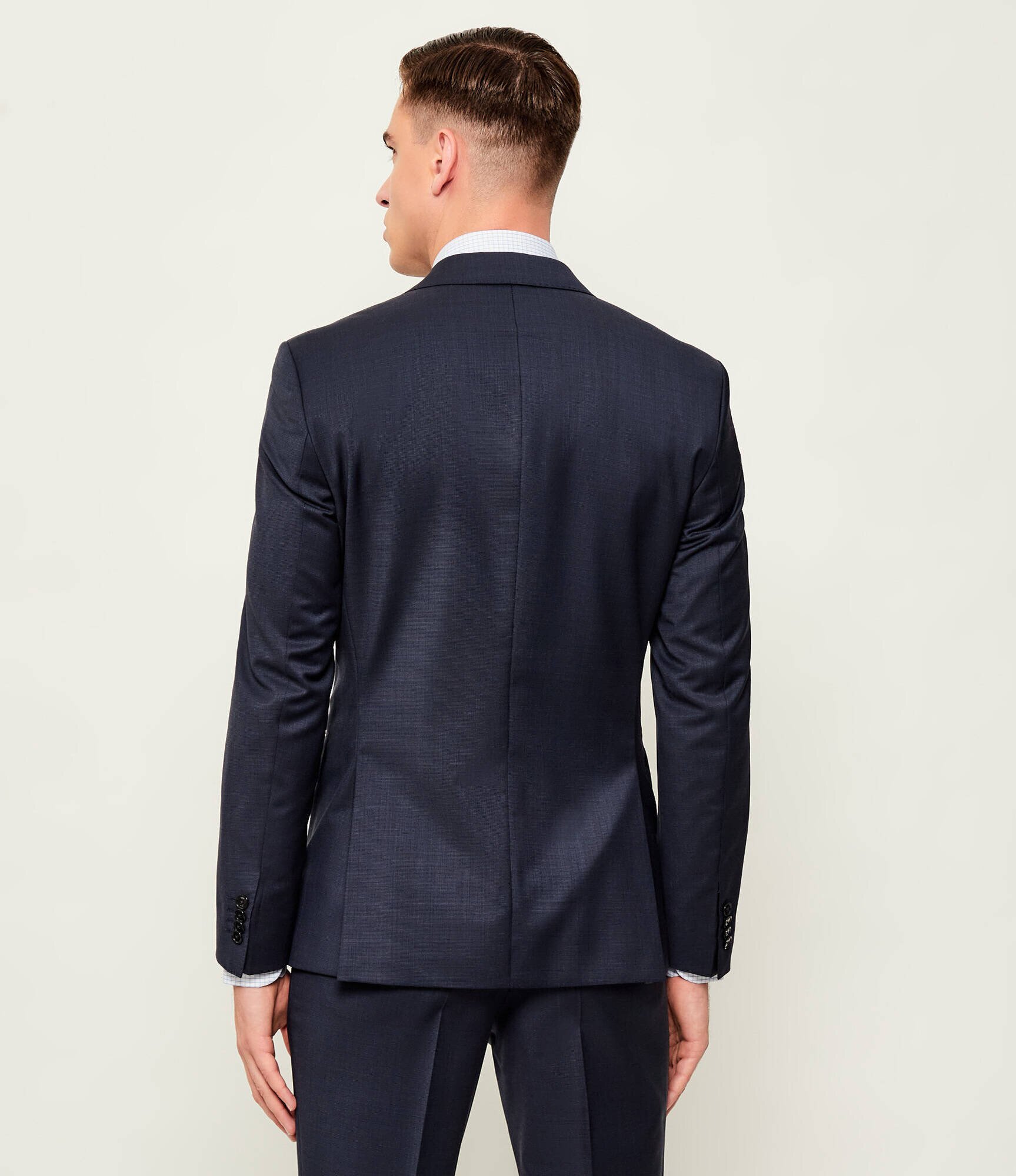 BOSS Black De lână costum H-Huge-2Pcs-253 | Slim Fit