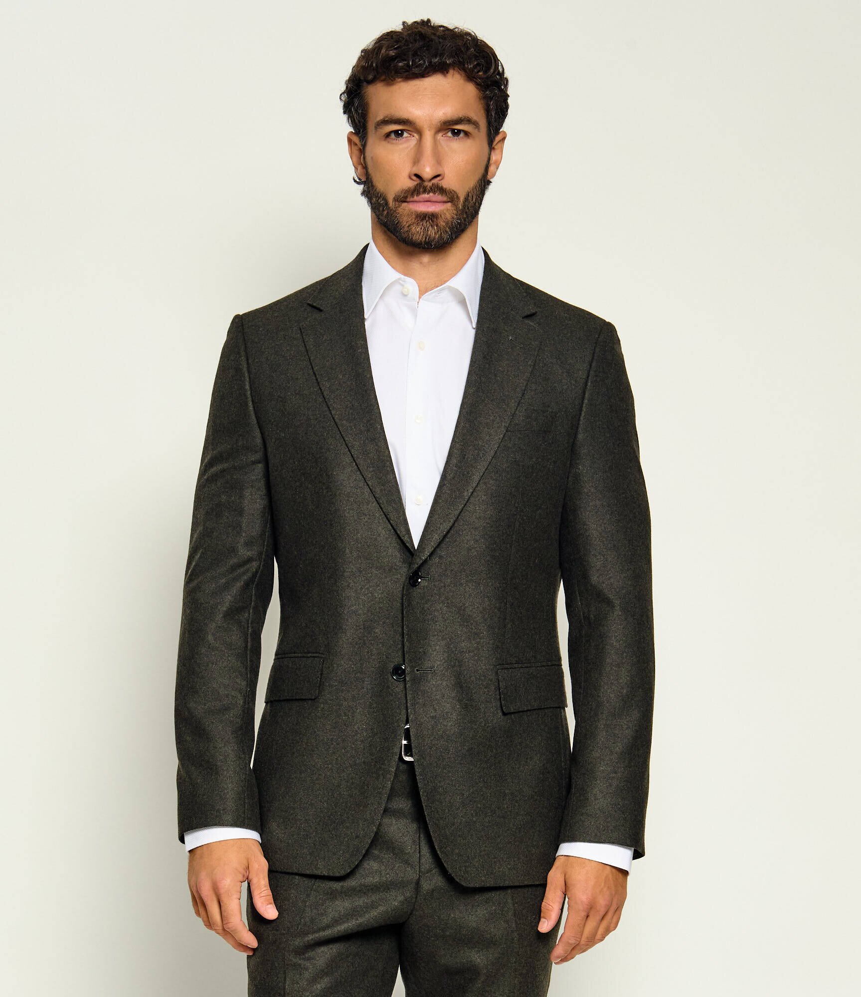 BOSS Black De lână costum H-Huge-2Pcs-263 | Slim Fit