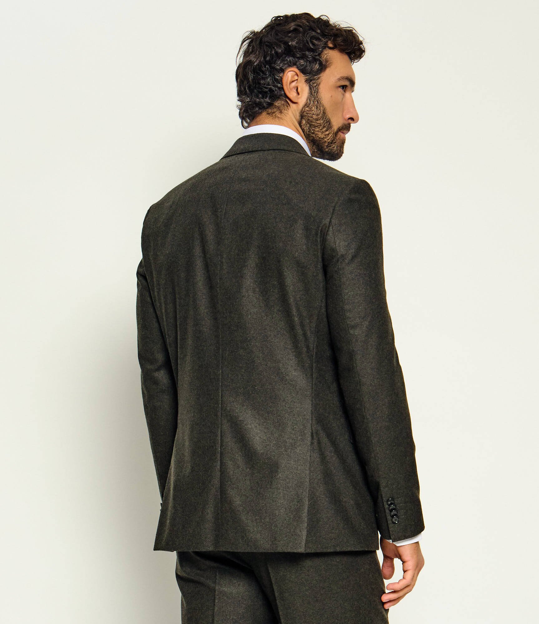 BOSS Black De lână costum H-Huge-2Pcs-263 | Slim Fit