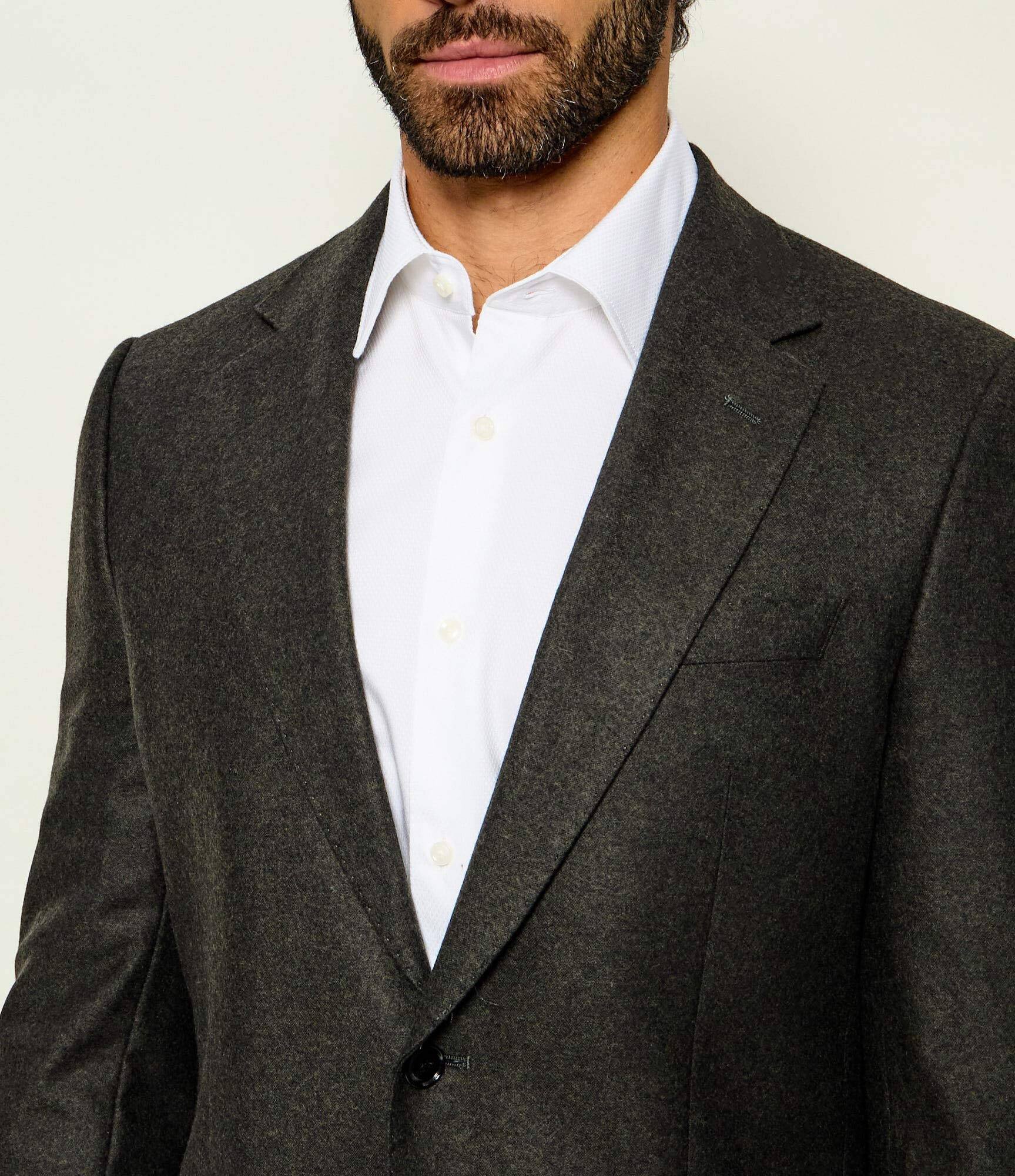 BOSS Black De lână costum H-Huge-2Pcs-263 | Slim Fit