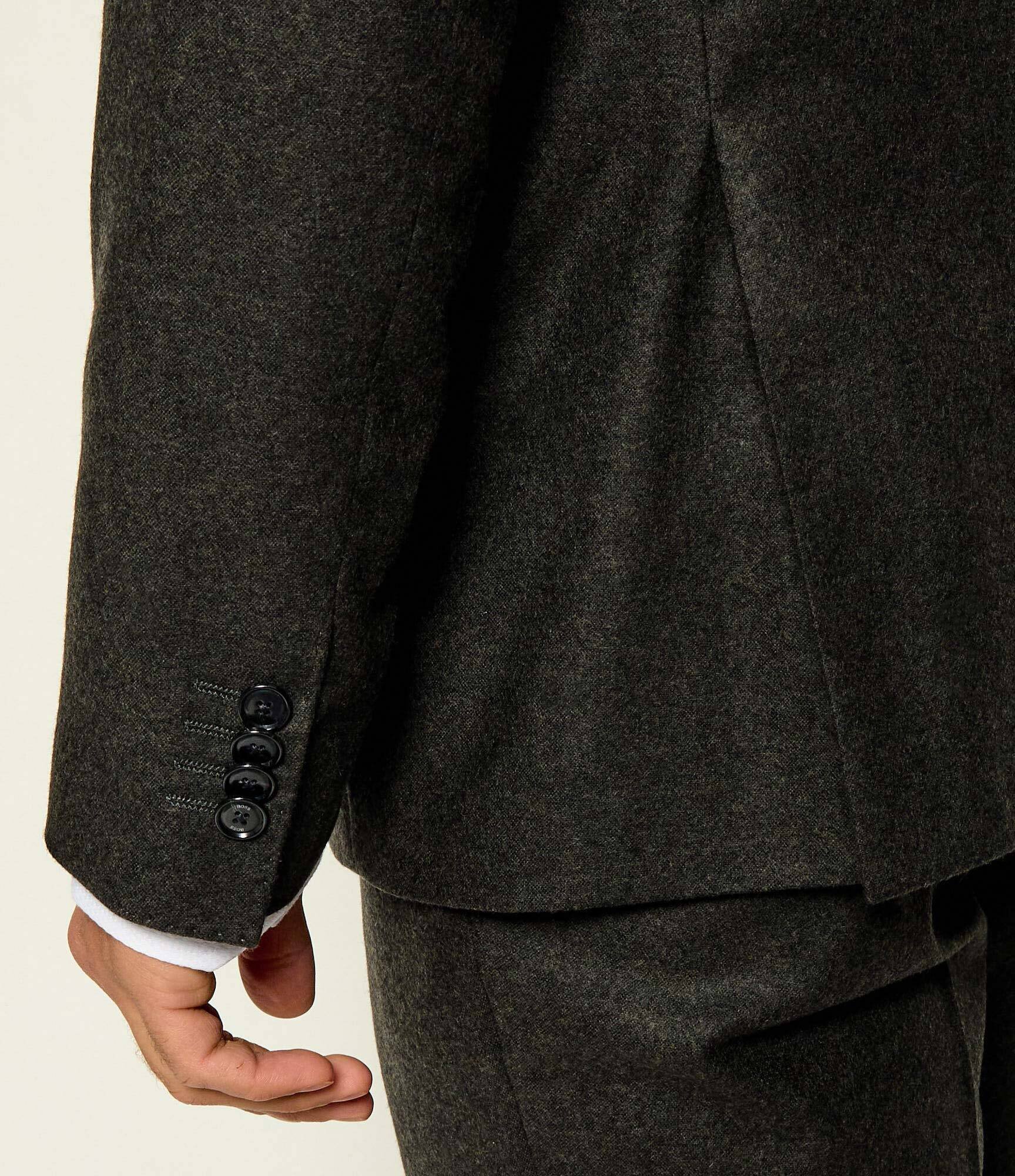 BOSS Black De lână costum H-Huge-2Pcs-263 | Slim Fit