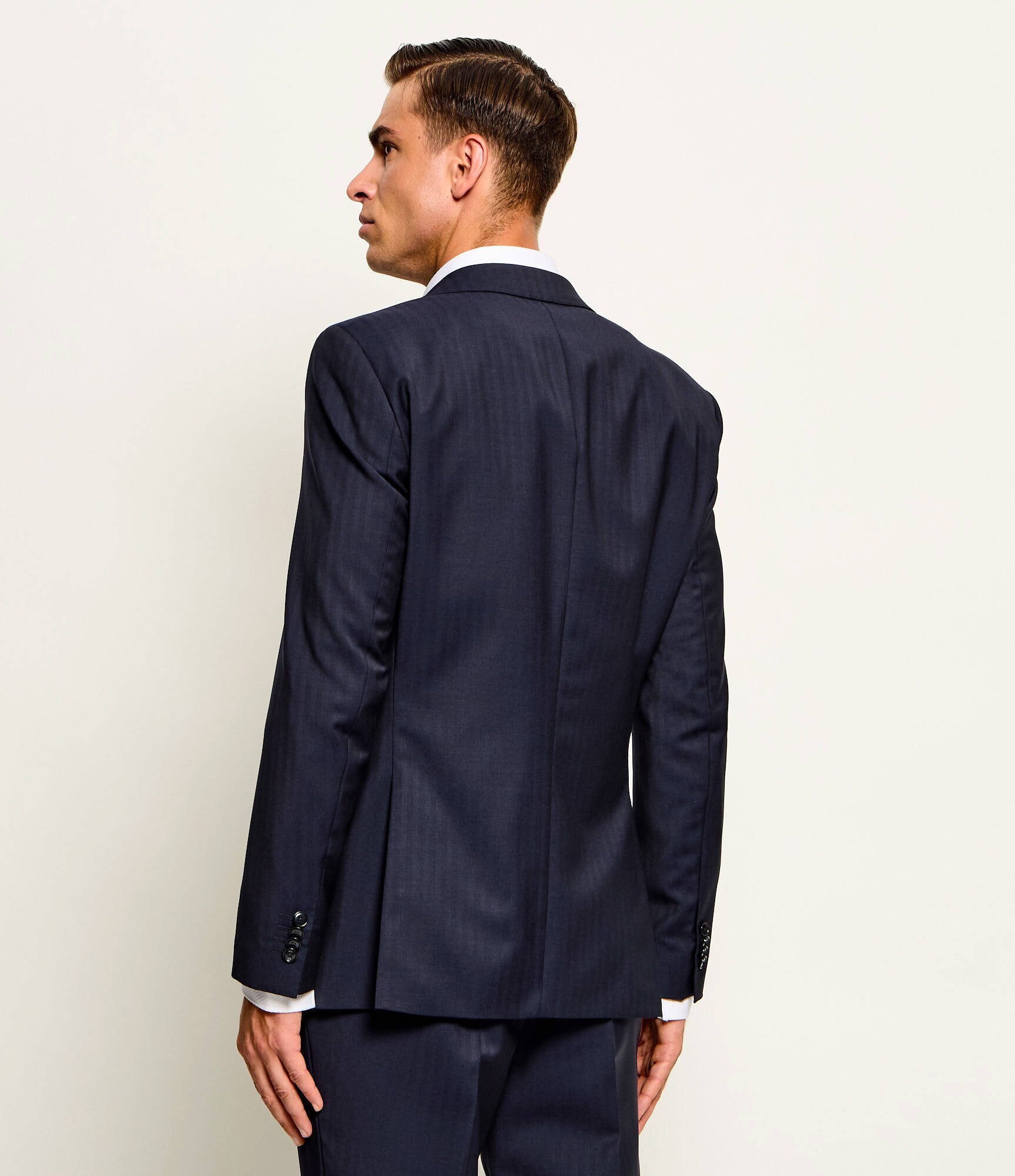 BOSS Black De lână costum H-Huge-2Pcs-263 | Slim Fit