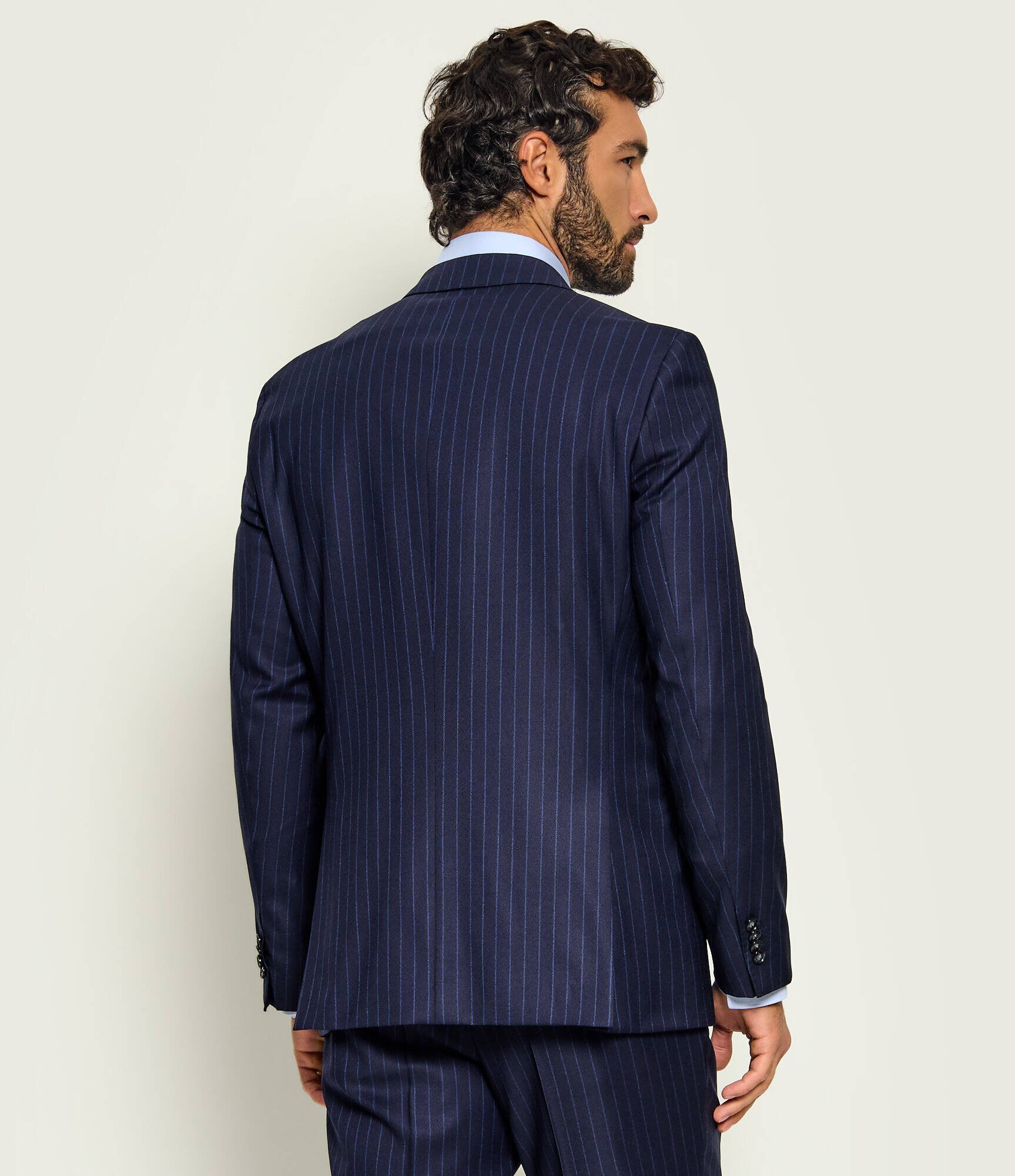 BOSS Black De lână costum H-Huge-2Pcs-DB-264 | Slim Fit