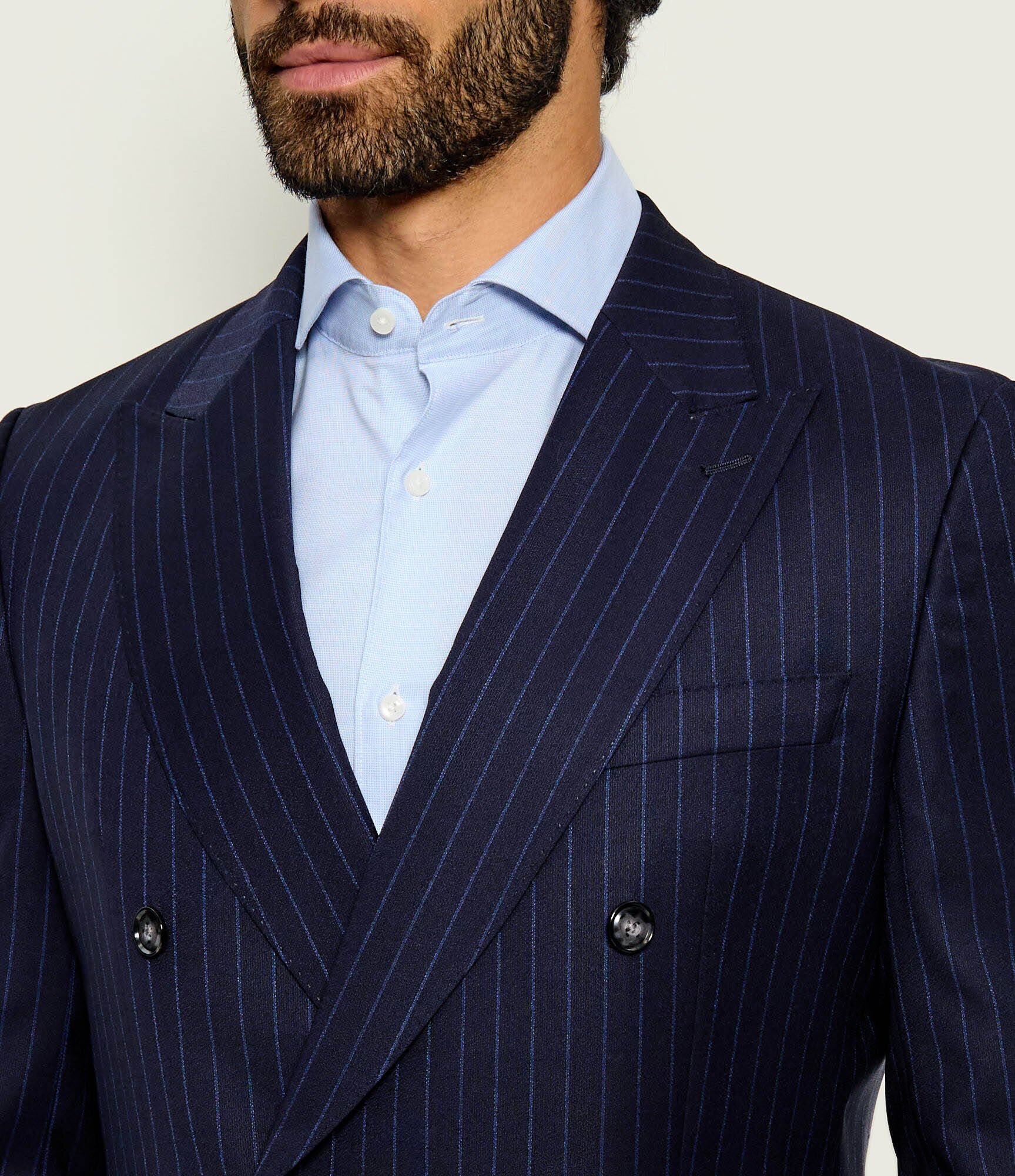 BOSS Black De lână costum H-Huge-2Pcs-DB-264 | Slim Fit