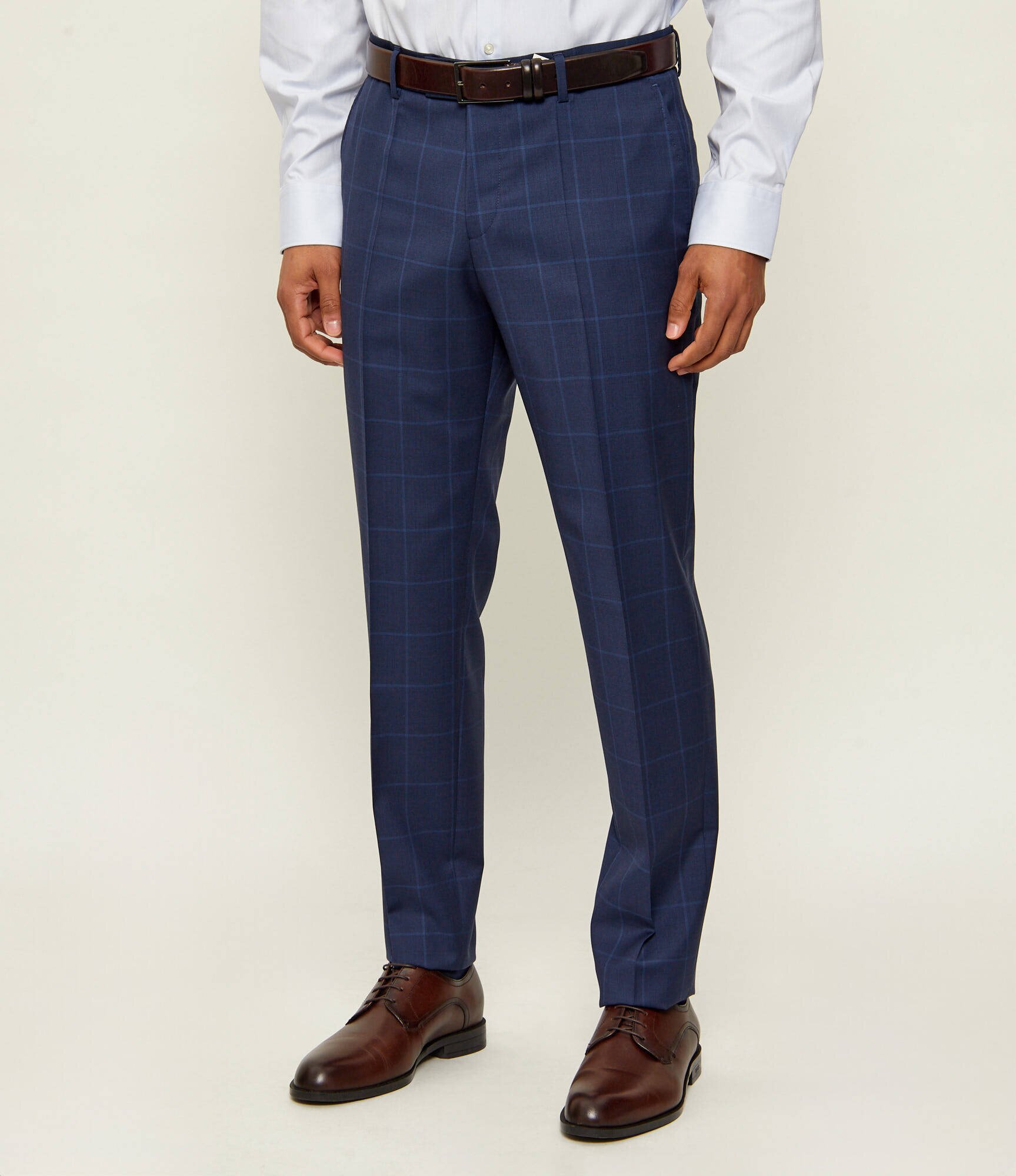 BOSS Black De lână costum H-Huge-2Pcs-Peak-253 | Slim Fit