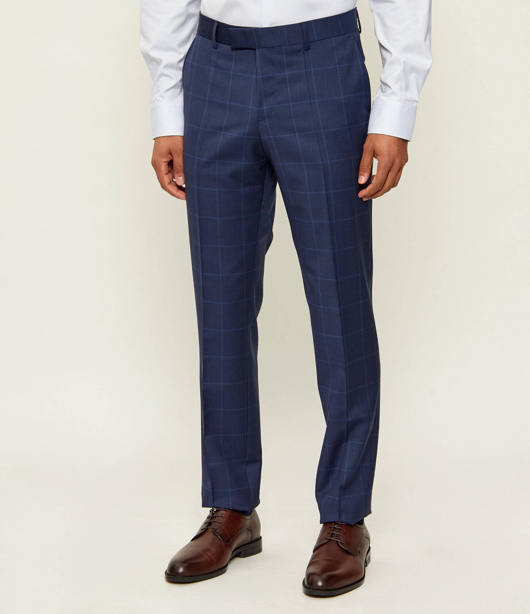 BOSS Black De lână costum H-Huge-2Pcs-Peak-253 | Slim Fit