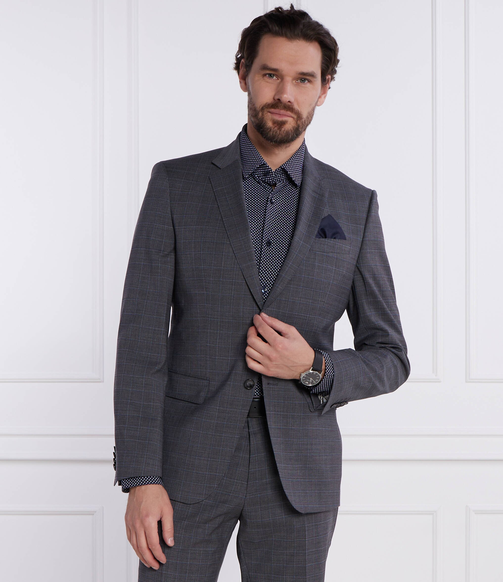 BOSS Black De lână costum H-Huge | Slim Fit