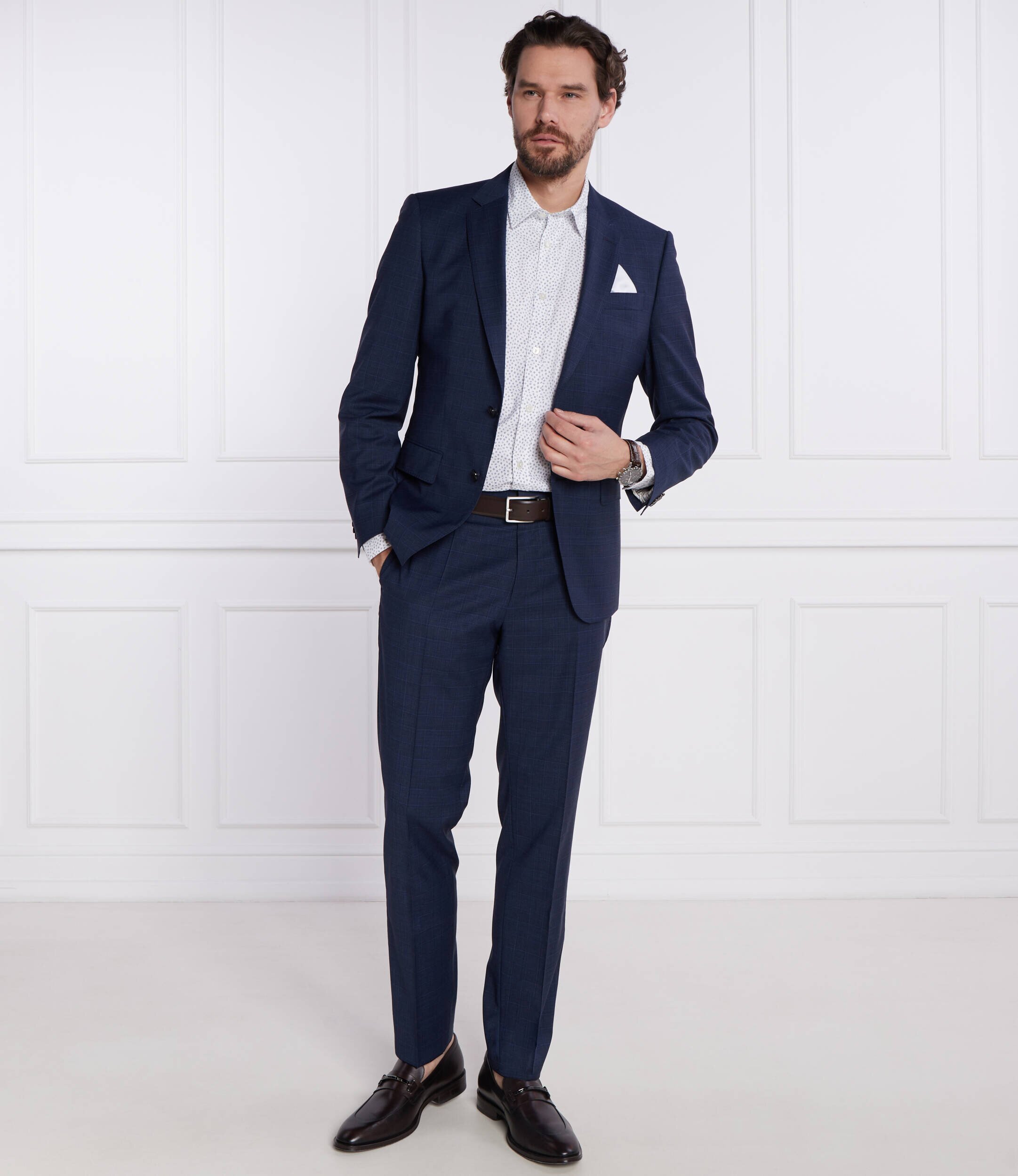 BOSS Black De lână costum H-Huge | Slim Fit