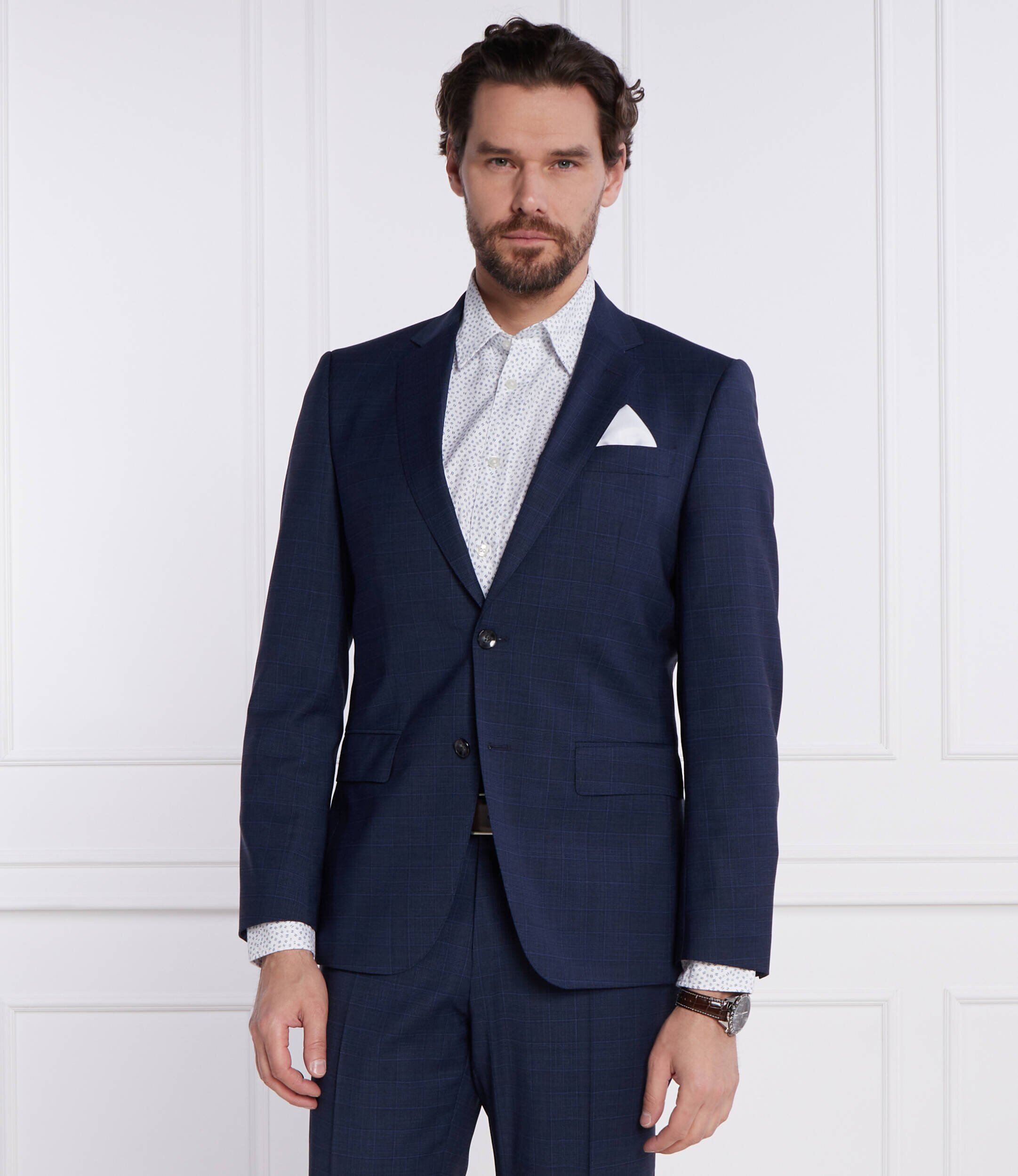 BOSS Black De lână costum H-Huge | Slim Fit