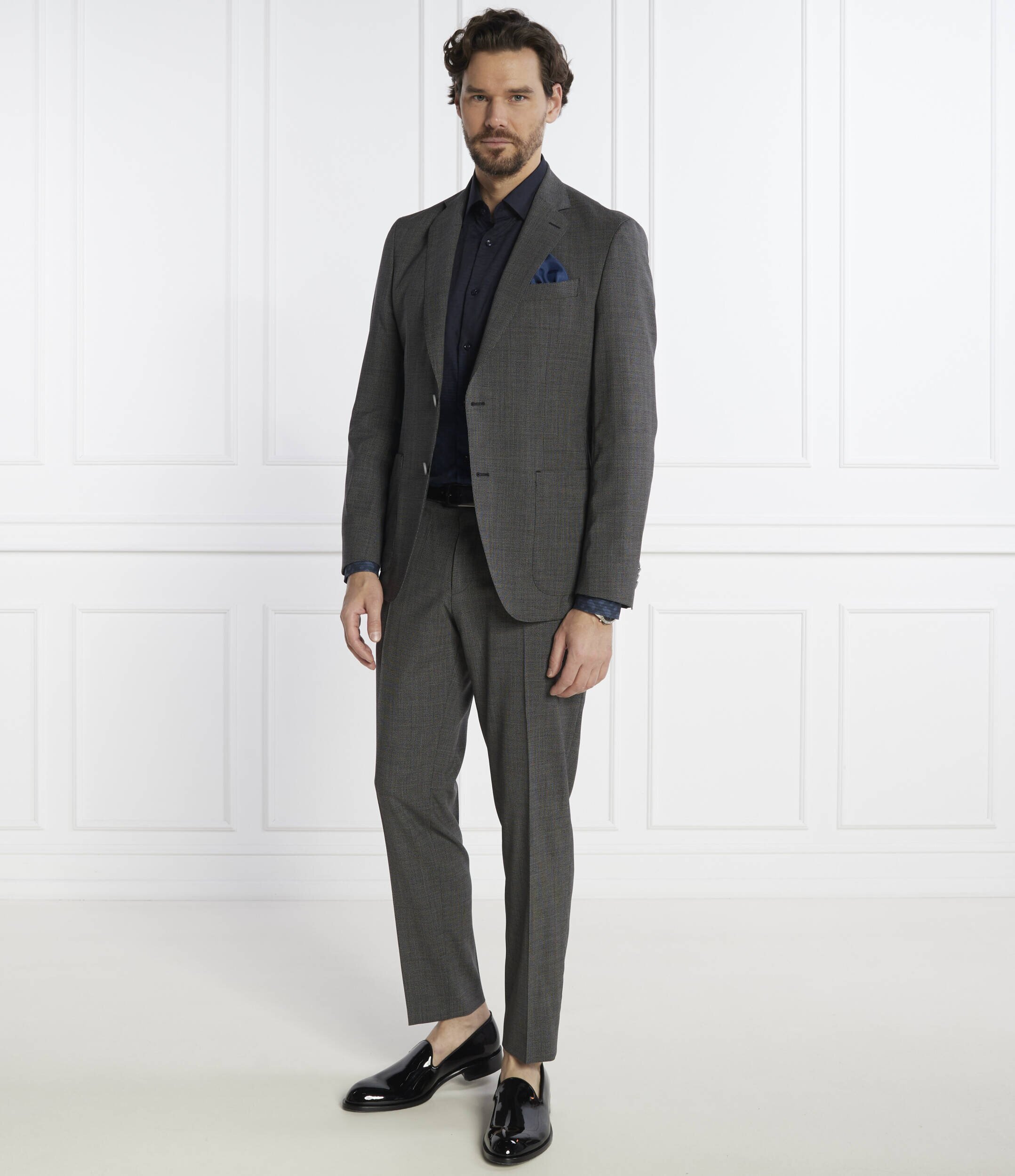 BOSS Black De lână costum P-Huge | Slim Fit