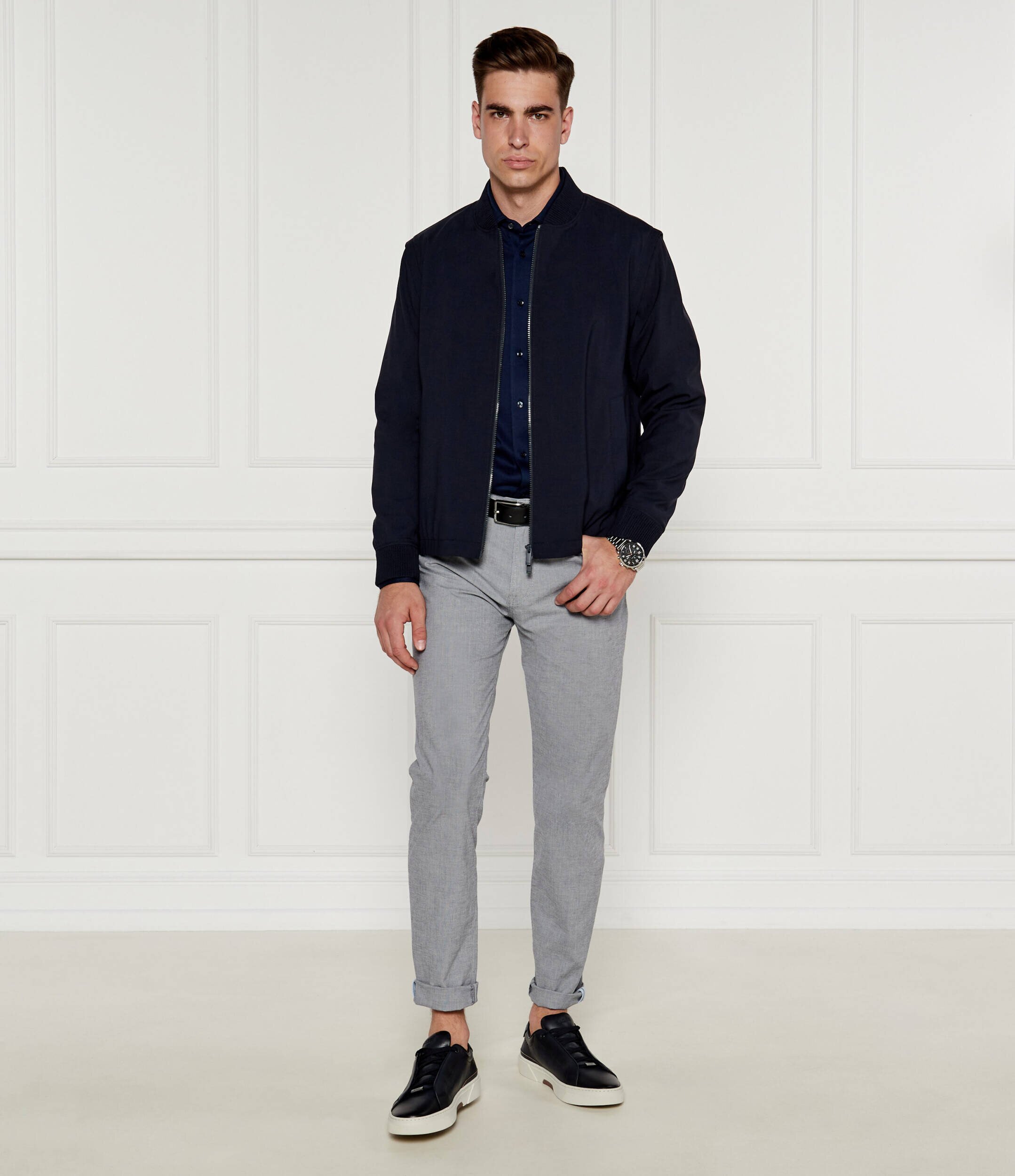 BOSS Black De lână geacă 2 în 1 | Regular Fit