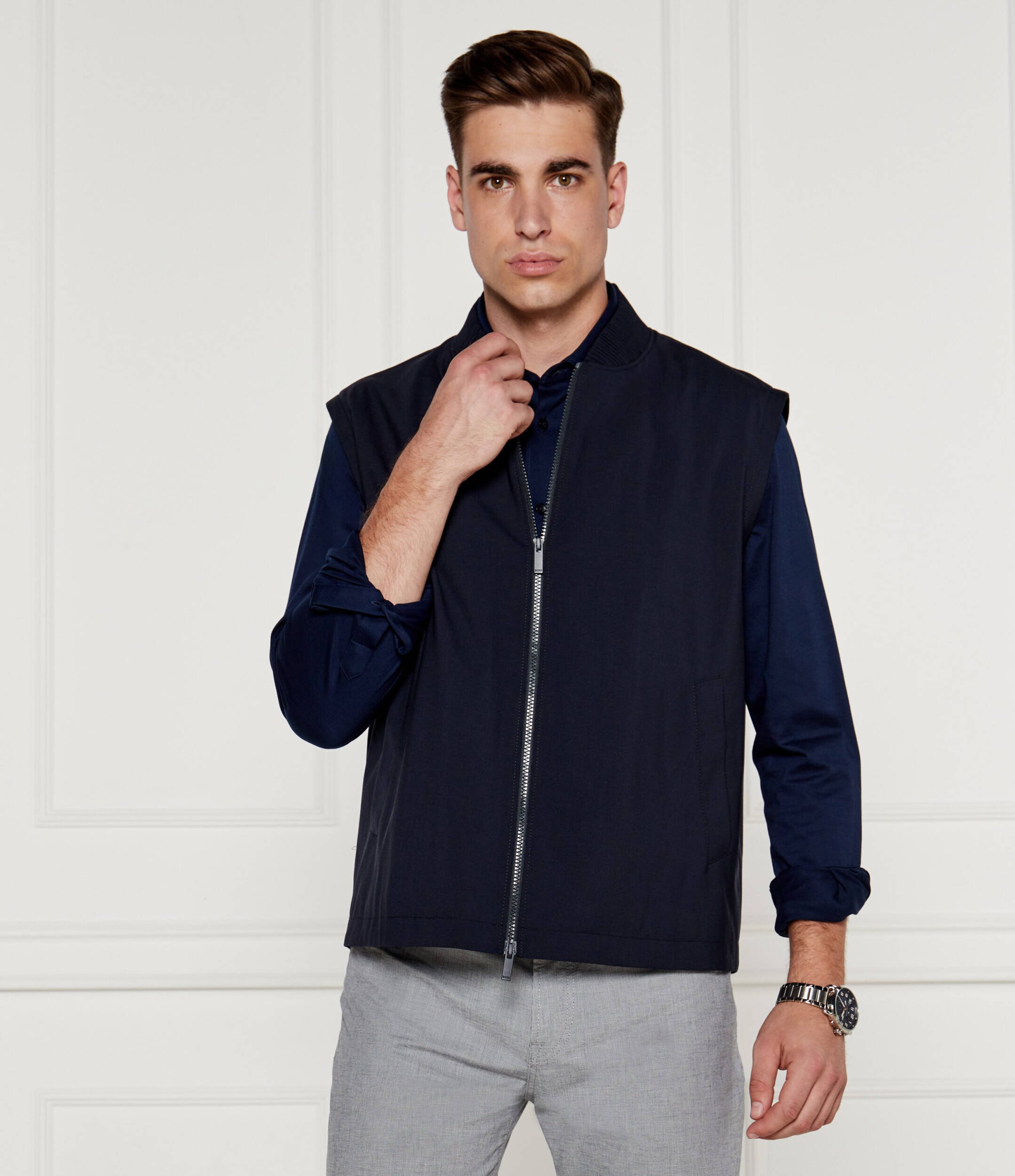 BOSS Black De lână geacă 2 în 1 | Regular Fit