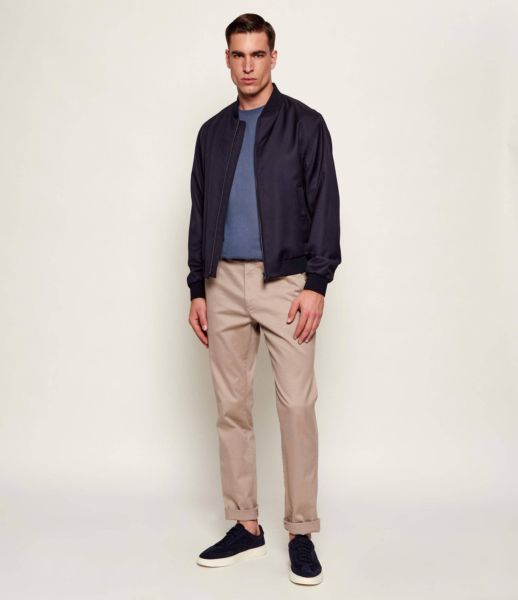 BOSS Black De lână geacă bomber H-Hanry-BMB-B1 | Slim Fit