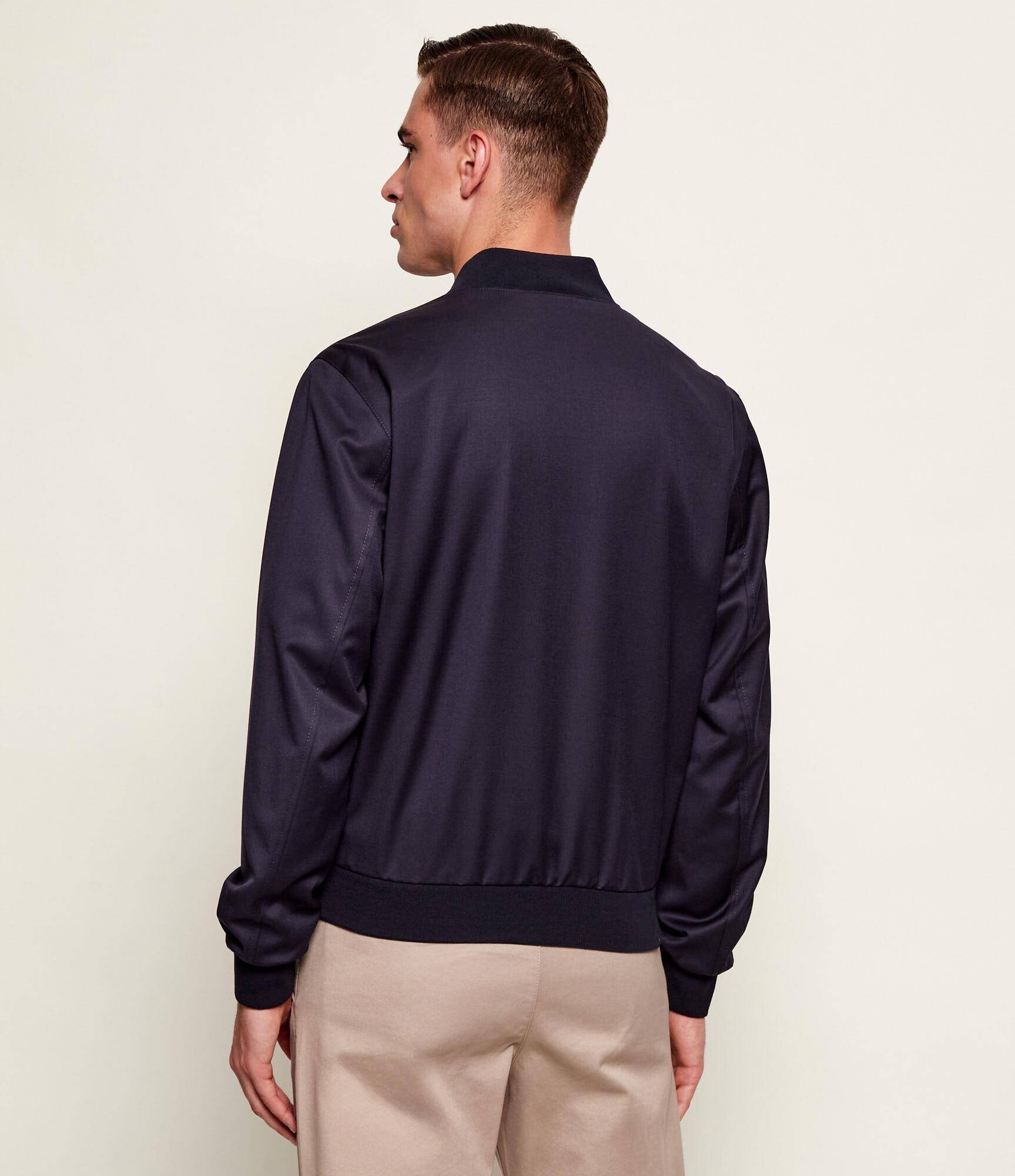 BOSS Black De lână geacă bomber H-Hanry-BMB-B1 | Slim Fit