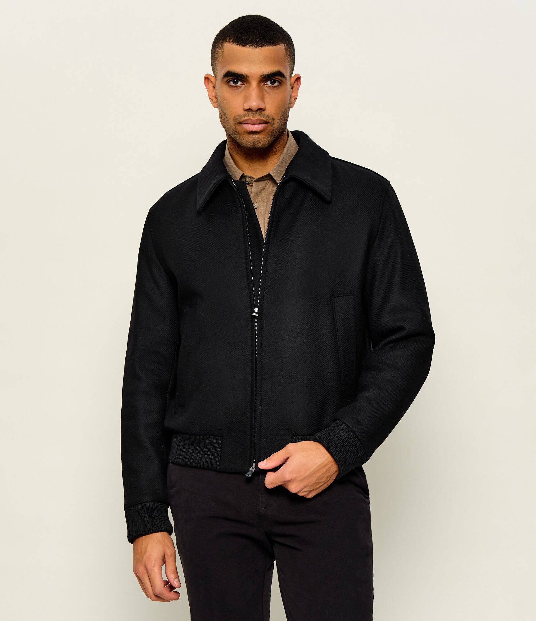 BOSS Black De lână geacă H-Charly-264 | Relaxed fit