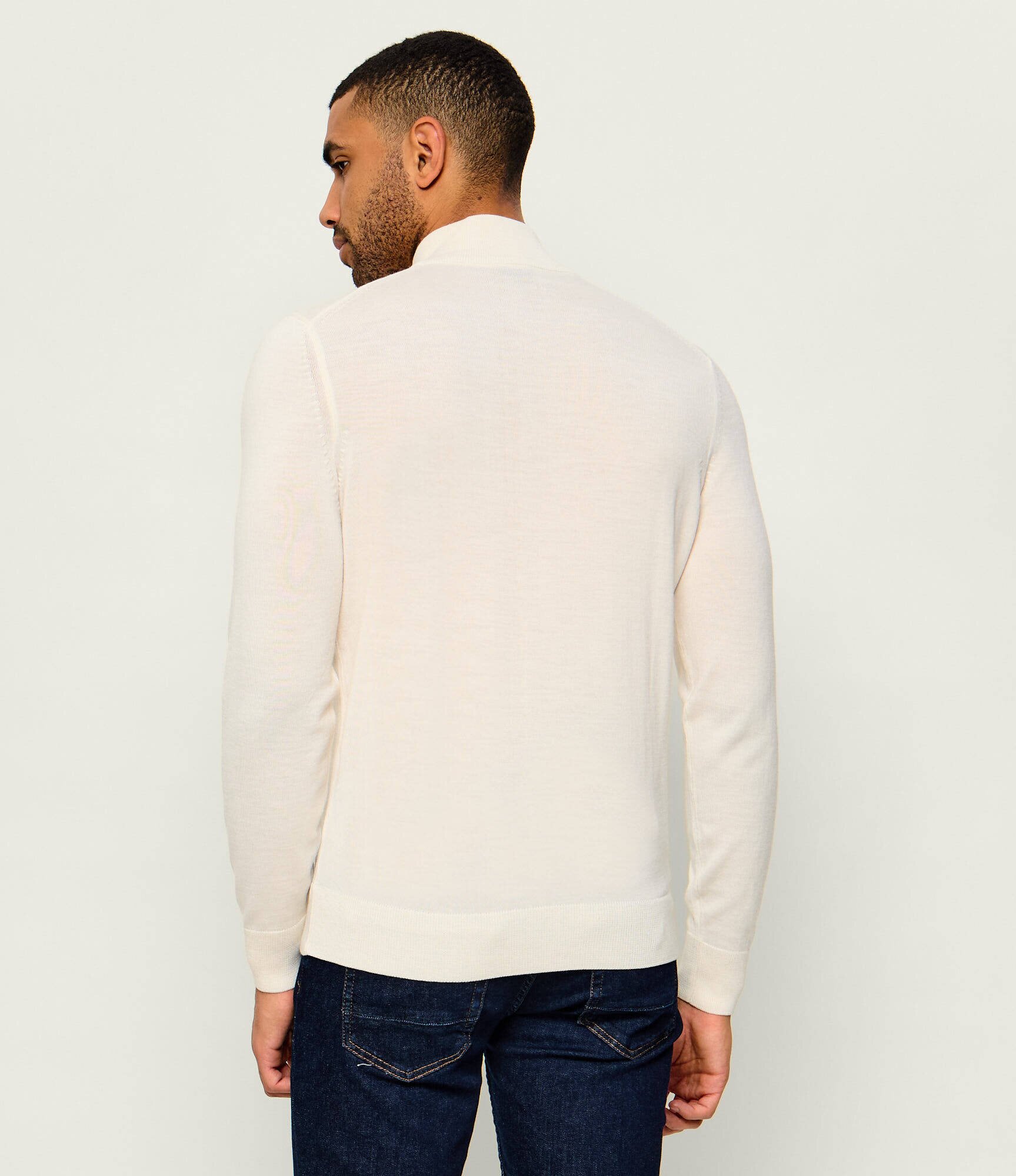BOSS Black De lână guler înalt H-Ebenji-L | Slim Fit
