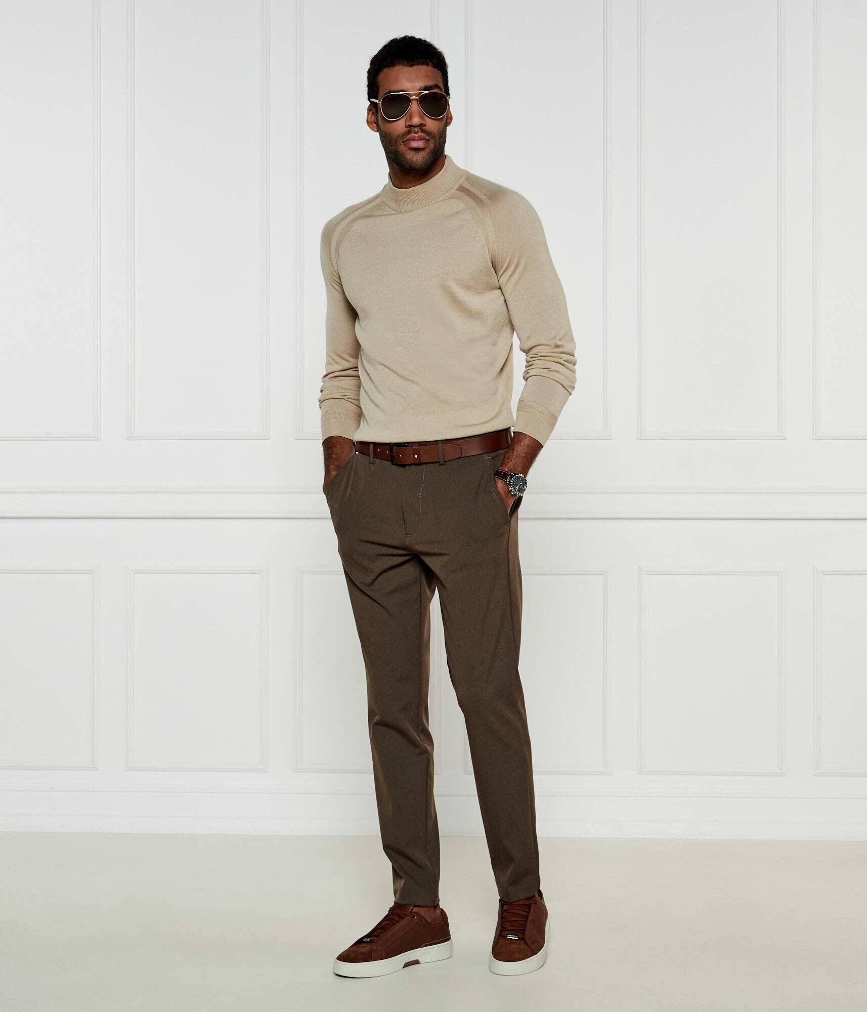 BOSS Black De lână maletă H-Barcel 10267150 01 | Slim Fit