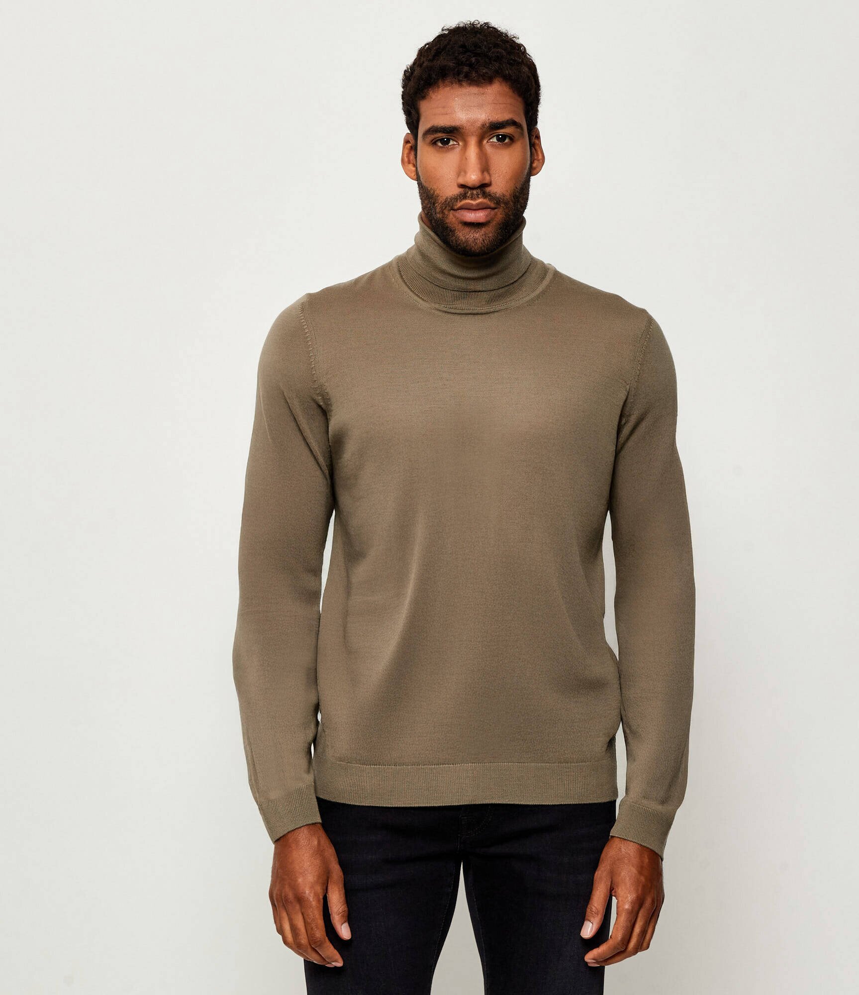BOSS Black De lână maletă Musso-P | Slim Fit