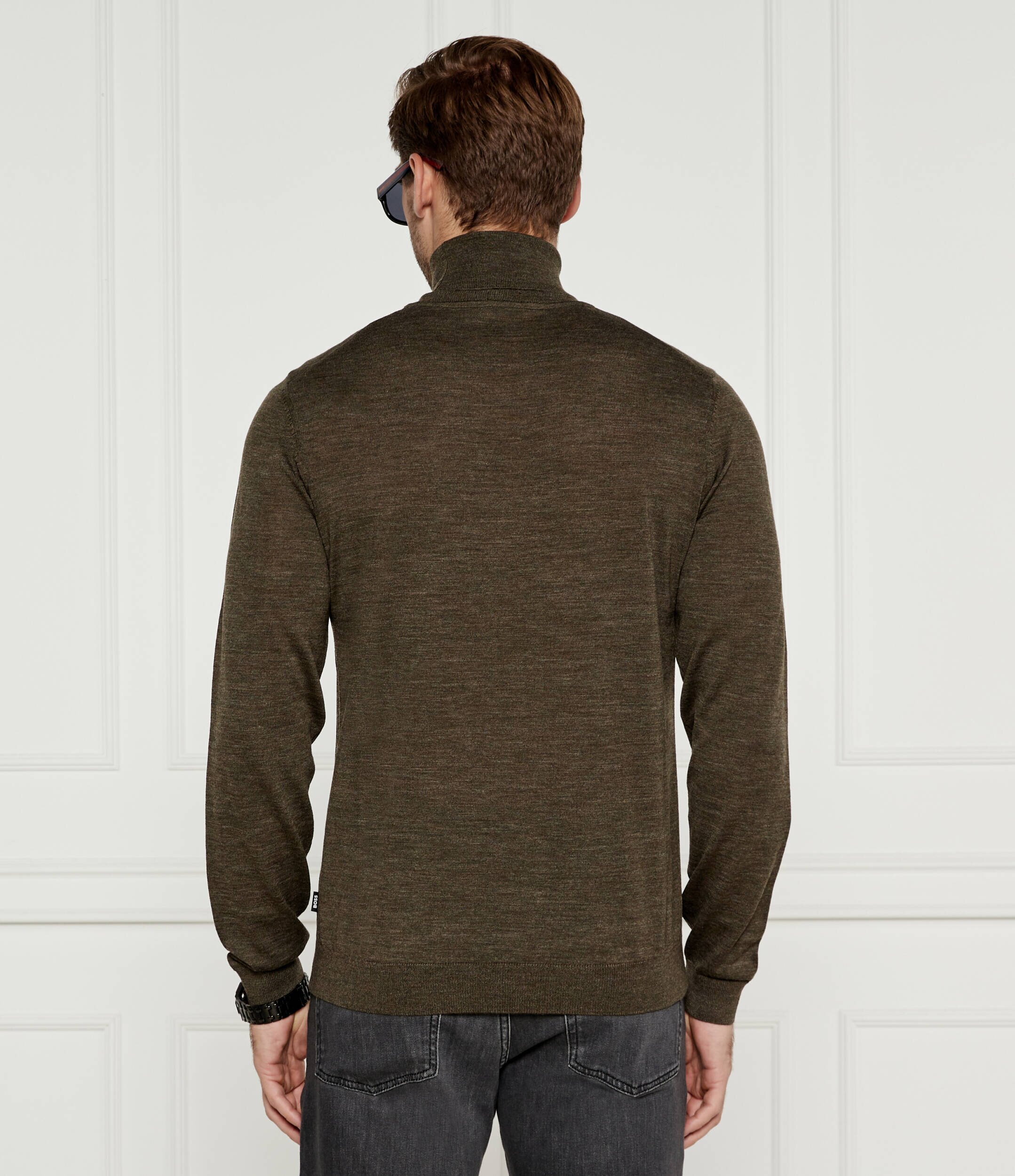 BOSS Black De lână Musso-P | Slim Fit