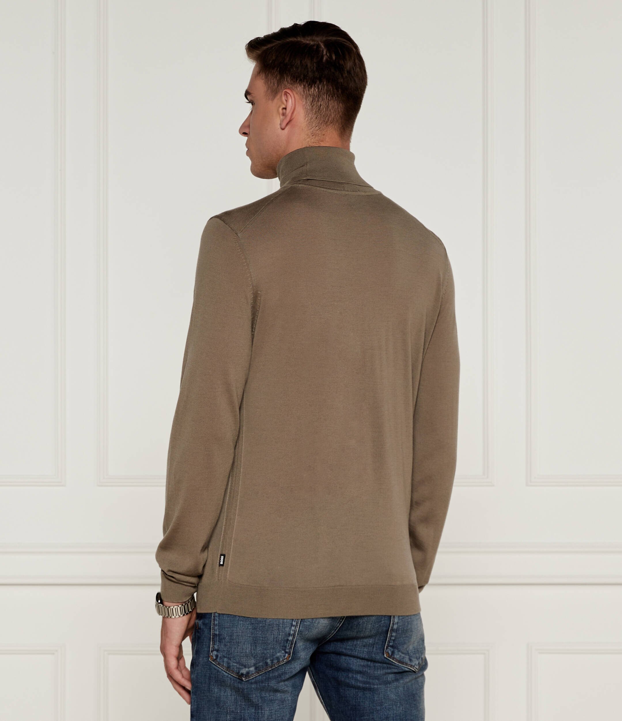 BOSS Black De lână Musso-P | Slim Fit