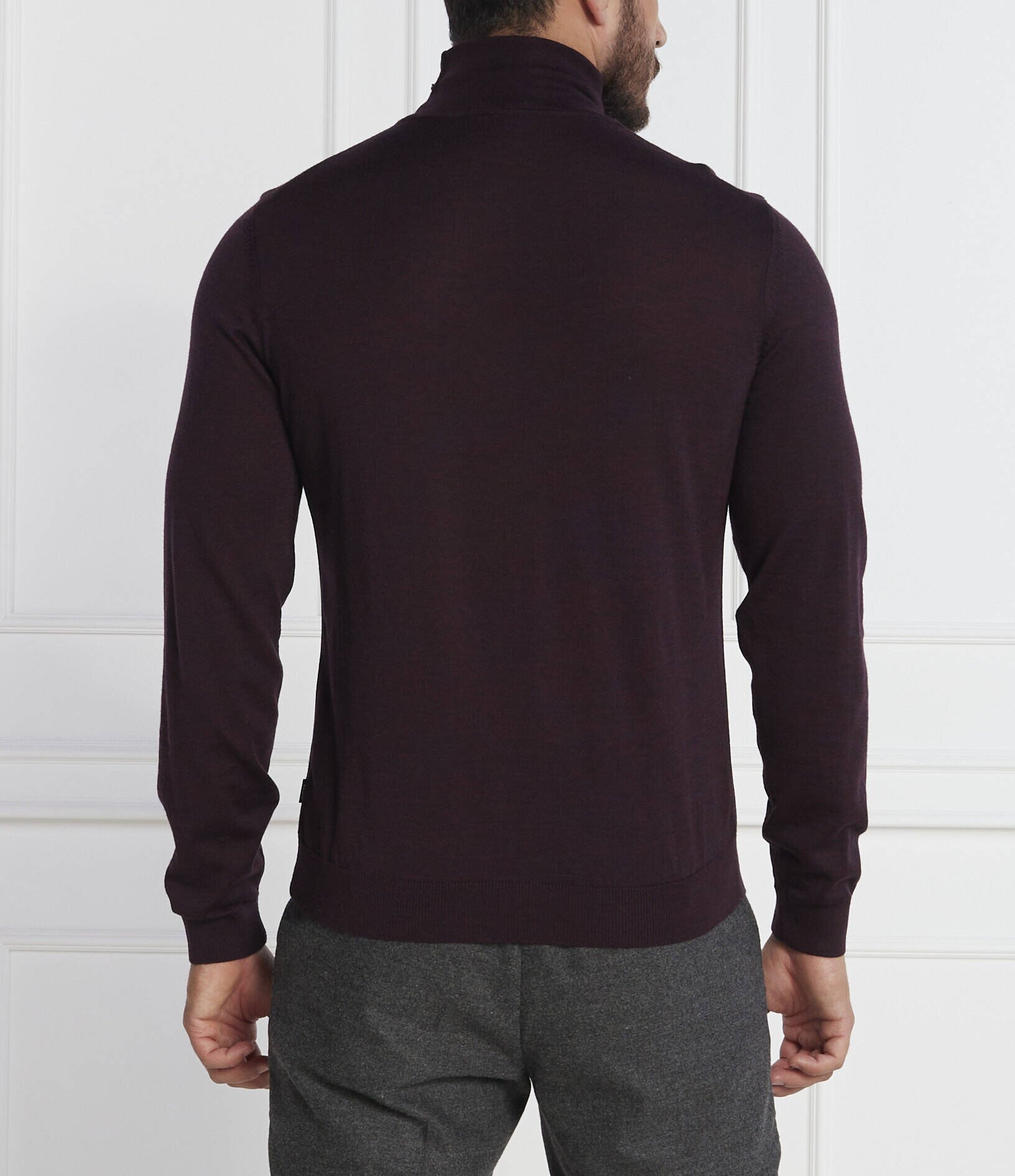 BOSS Black De lână Musso-P | Slim Fit
