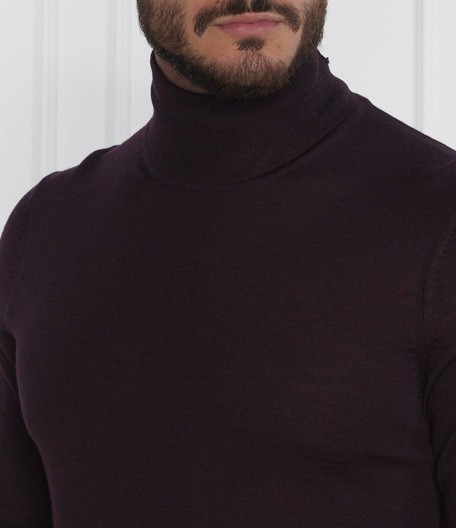 BOSS Black De lână Musso-P | Slim Fit