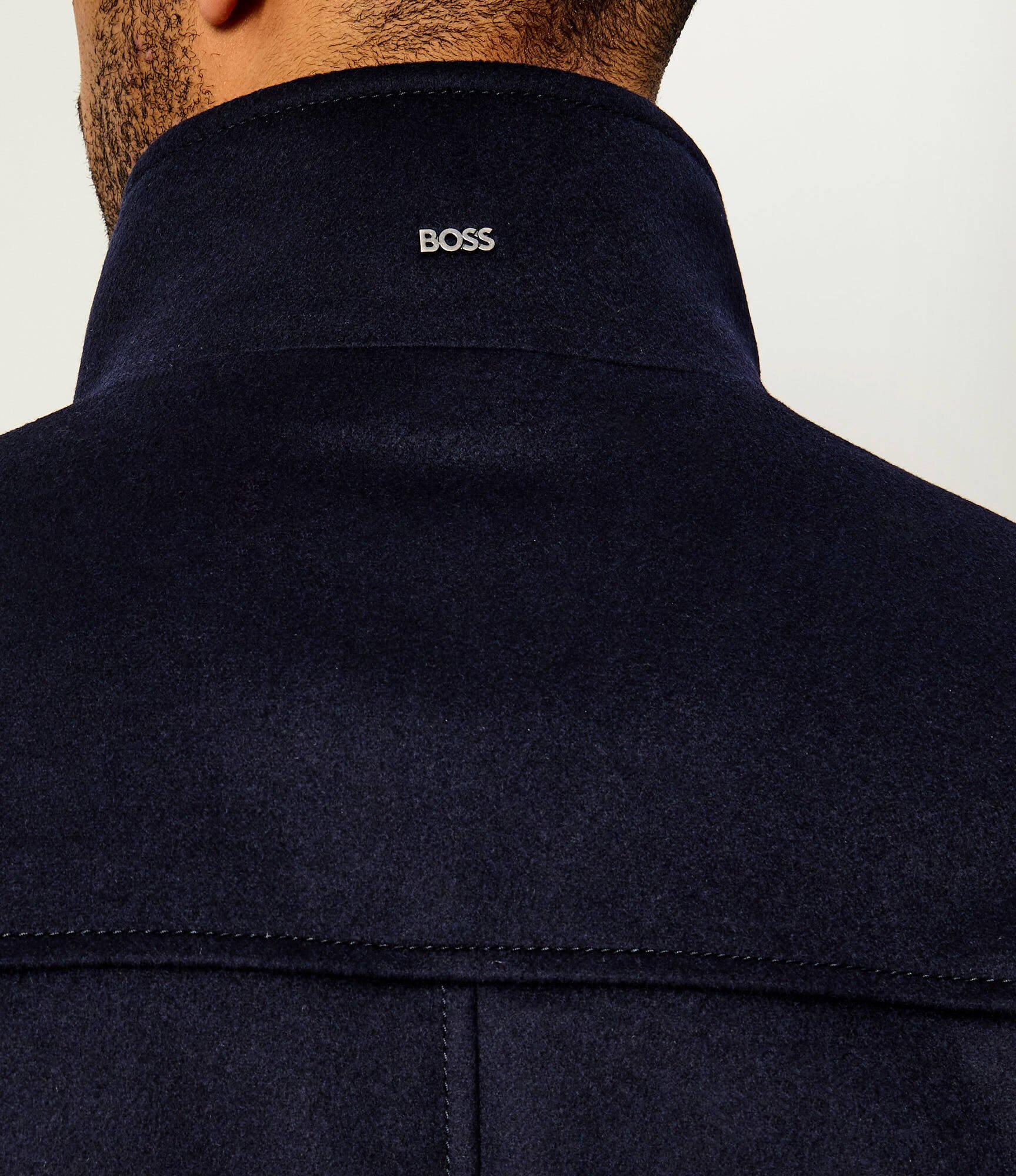 BOSS Black De lână palton 2 în 1 H-Coxtan-Bib-264 cu adaos de cașmir